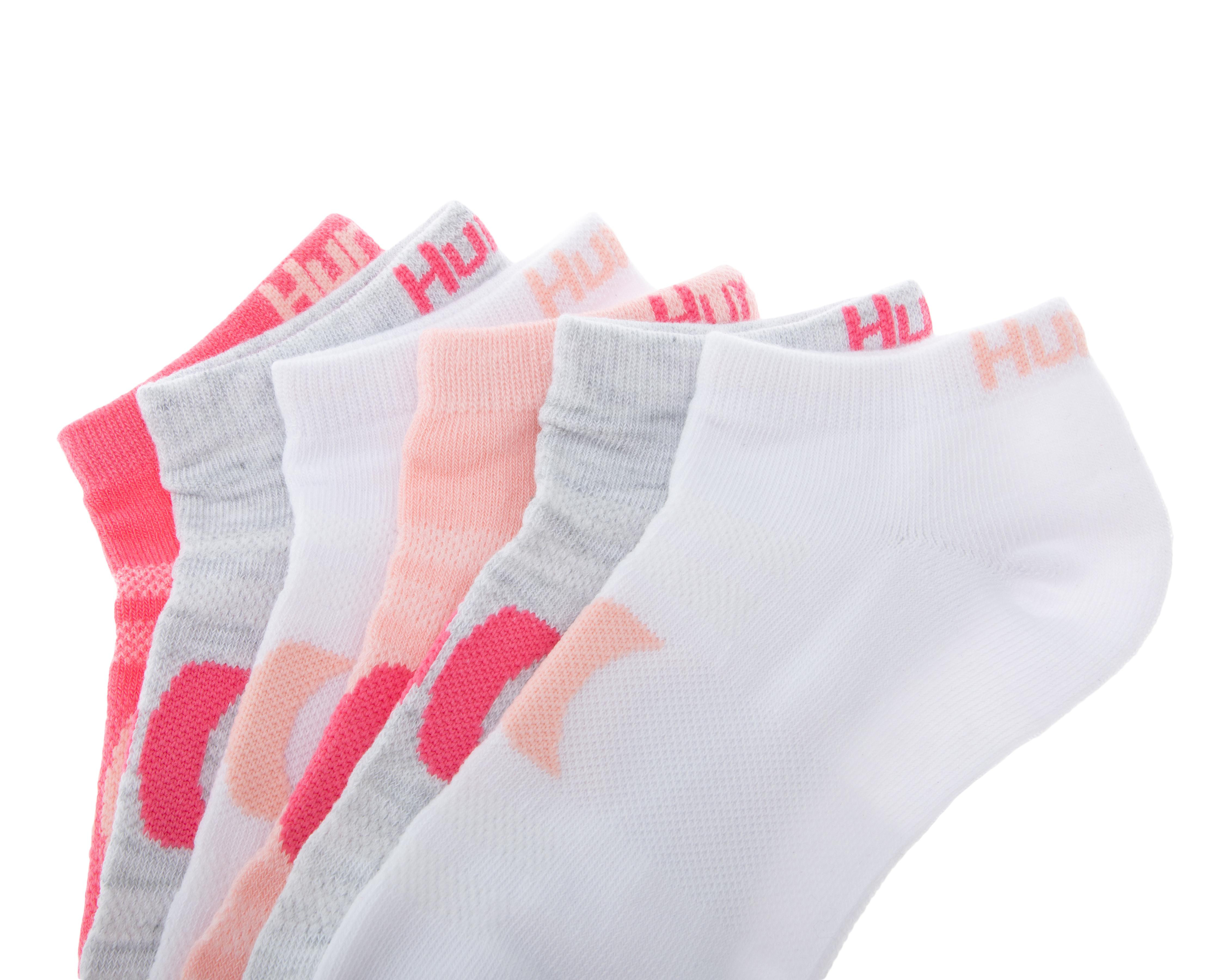 Foto 2 | Calcetas Deportivas Cortas Hurley para Mujer 6 Pares