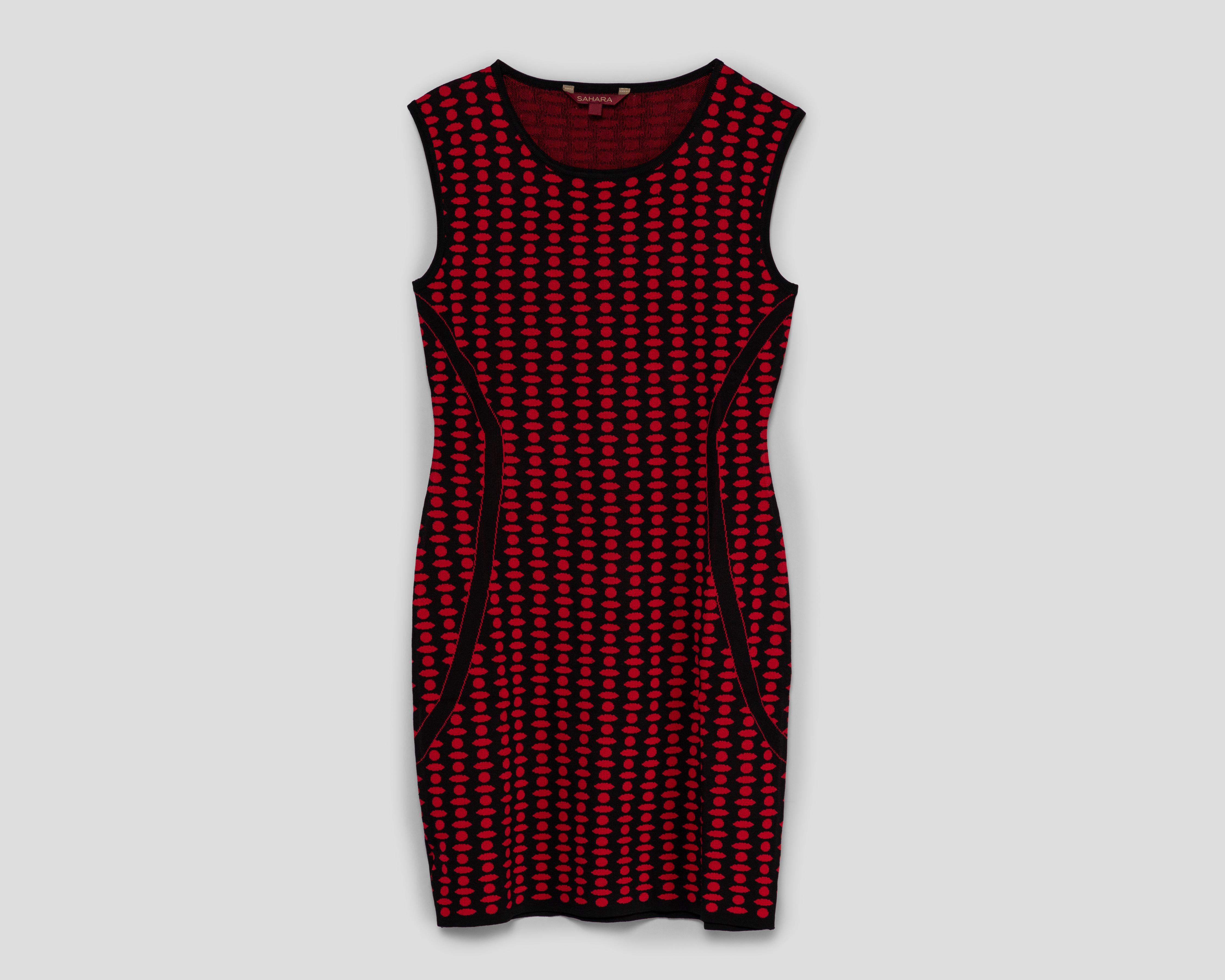 Foto 1 | Vestido Sahara de Coctel sin Mangas Estampado