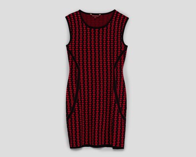Foto 1 | Vestido Sahara de Coctel sin Mangas Estampado