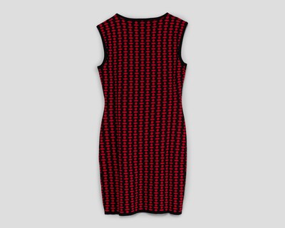 Foto 2 | Vestido Sahara de Coctel sin Mangas Estampado