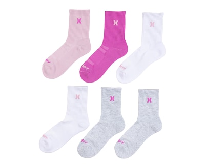 Foto 1 | Calcetas Deportivas Hurley para Mujer 6 Pares