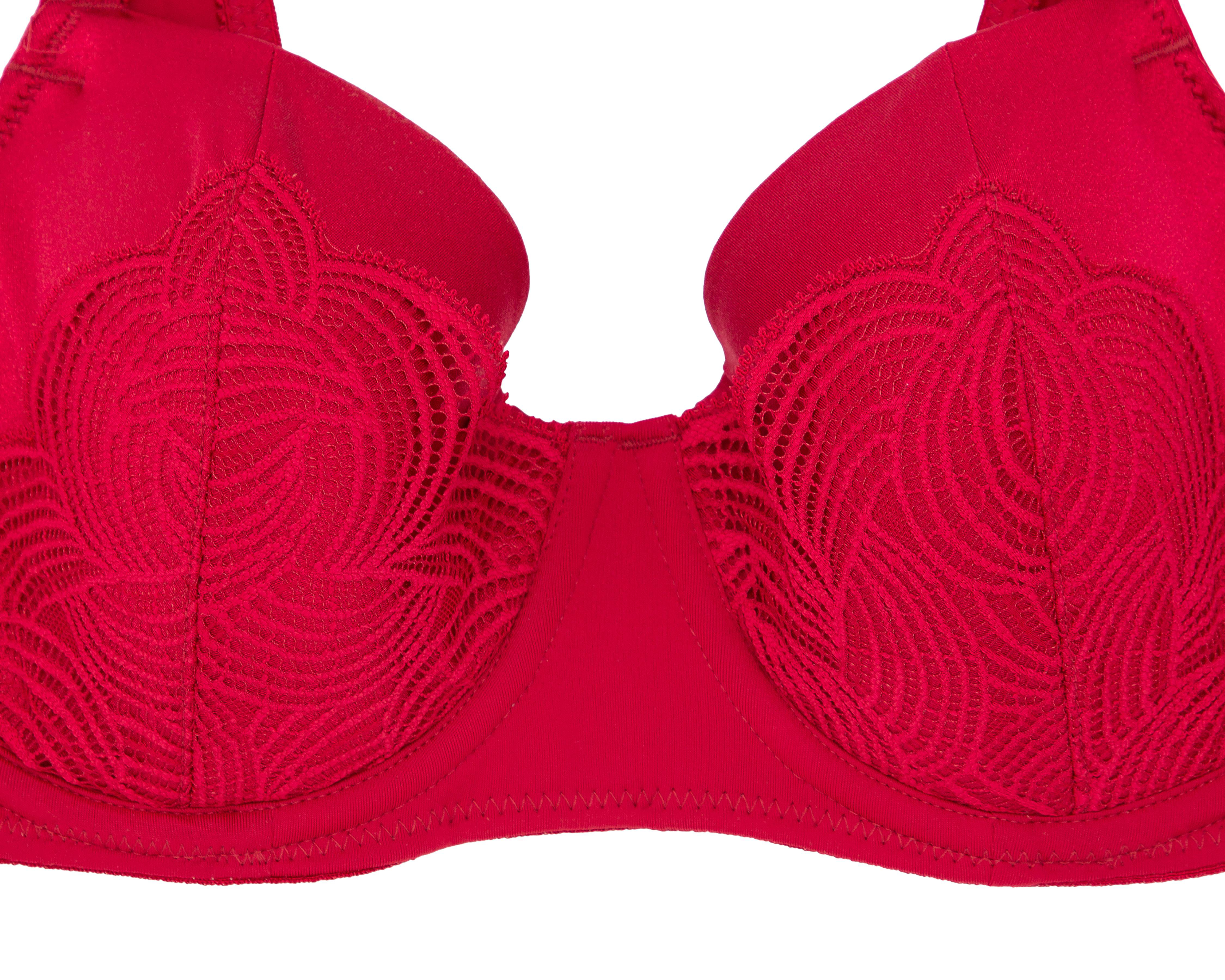 Foto 4 pulgar | Brasier Copa Completa con Encaje Curvation