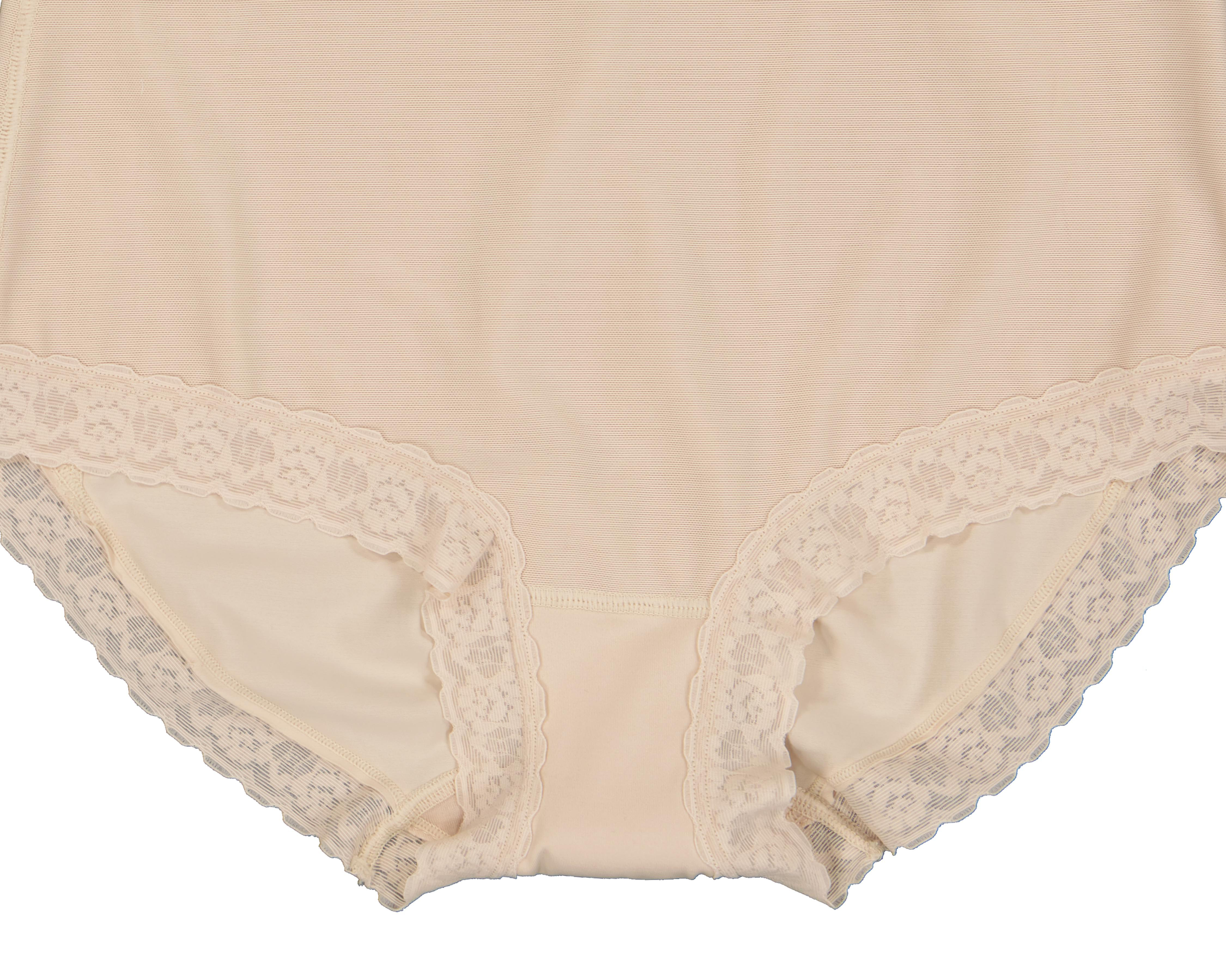 Foto 4 pulgar | Pantaleta Control con Encaje Annette Baja Compresión para Mujer