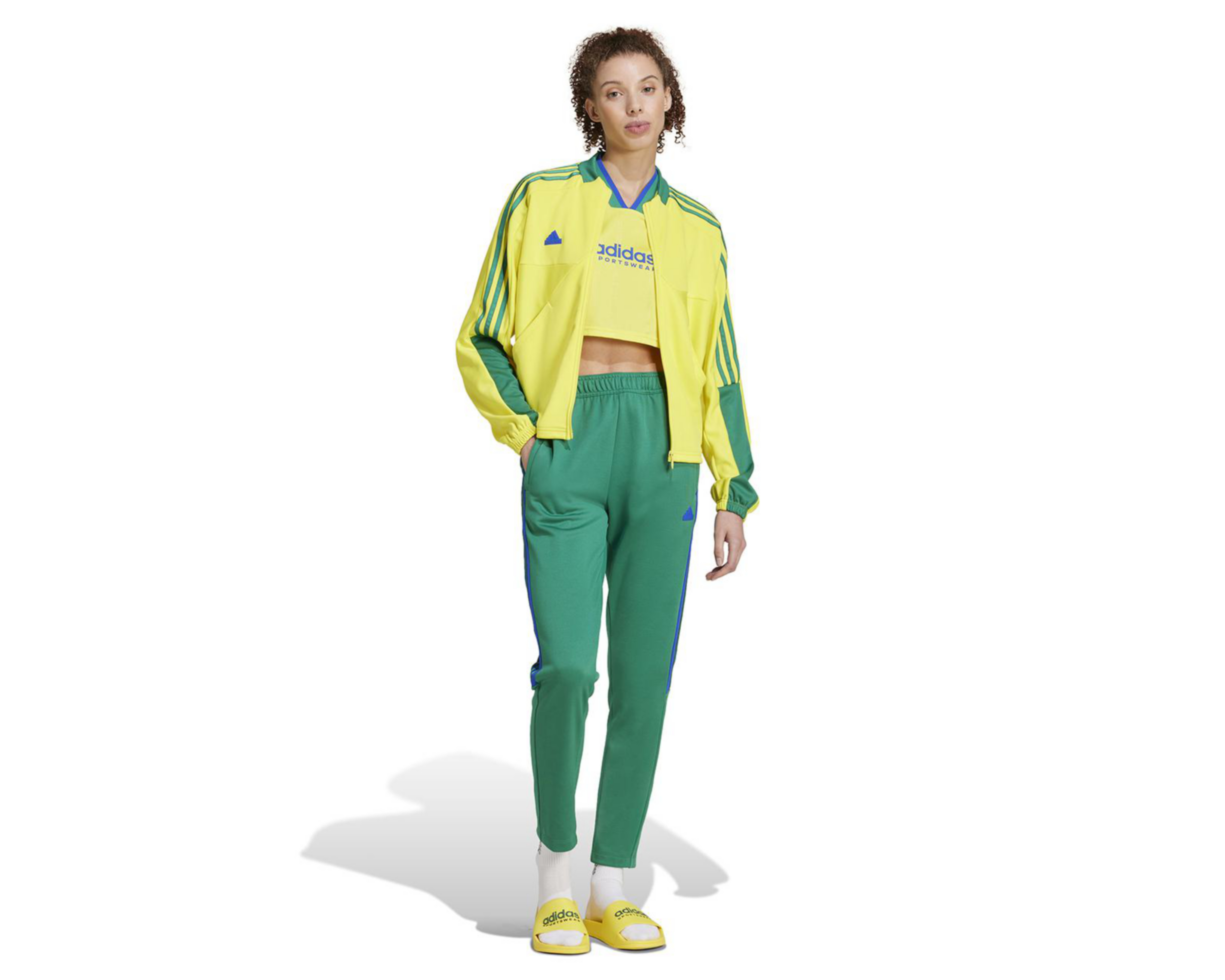 Foto 6 pulgar | Chamarra Deportiva Adidas Tiro Cut para Mujer