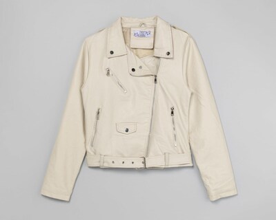 Foto 5 | Chamarra Pink Cotton tipo Vinipiel