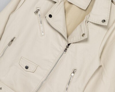 Foto 7 | Chamarra Pink Cotton tipo Vinipiel