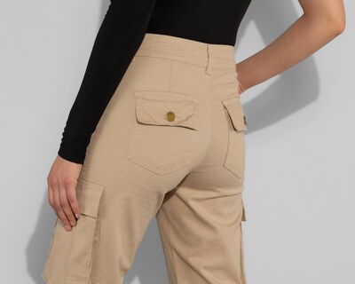 Foto 5 | Pantalón Casual Thinner con Bolsas Cargo