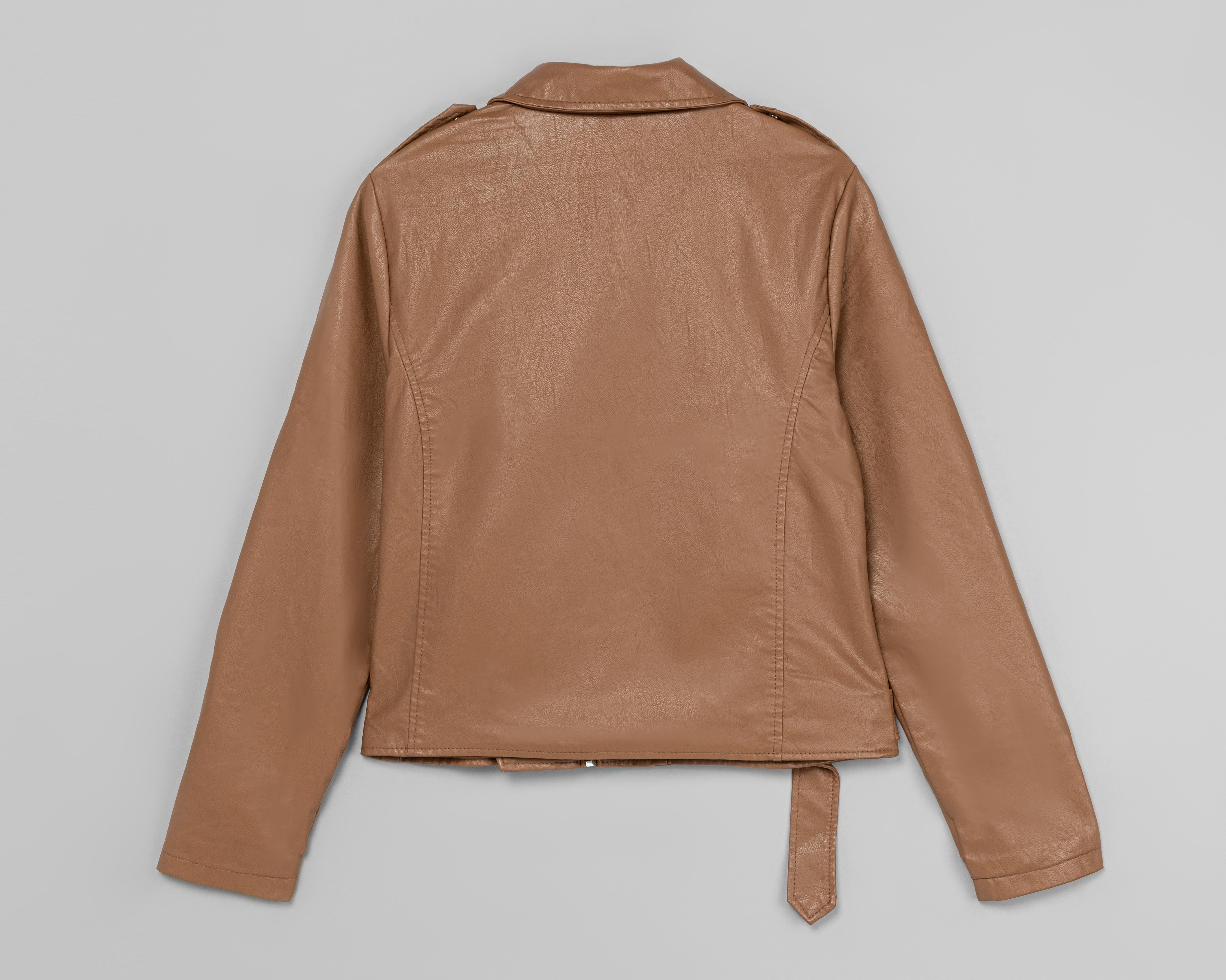 Foto 7 pulgar | Chamarra Pink Cotton Camel Tipo Vinipiel