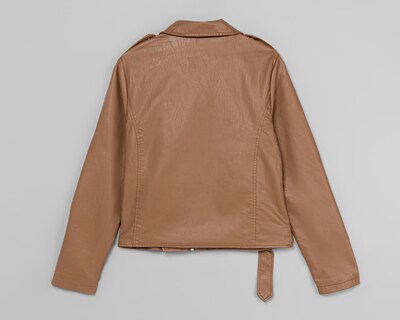 Foto 6 | Chamarra Pink Cotton Camel Tipo Vinipiel