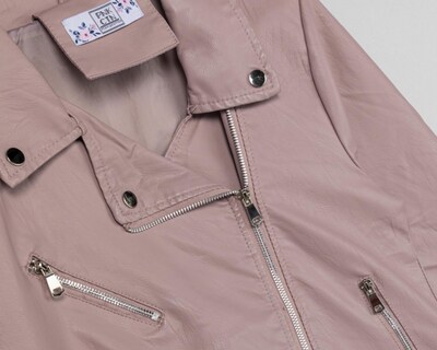 Foto 7 | Chamarra Pink Cotton Rosa tipo Vinipiel