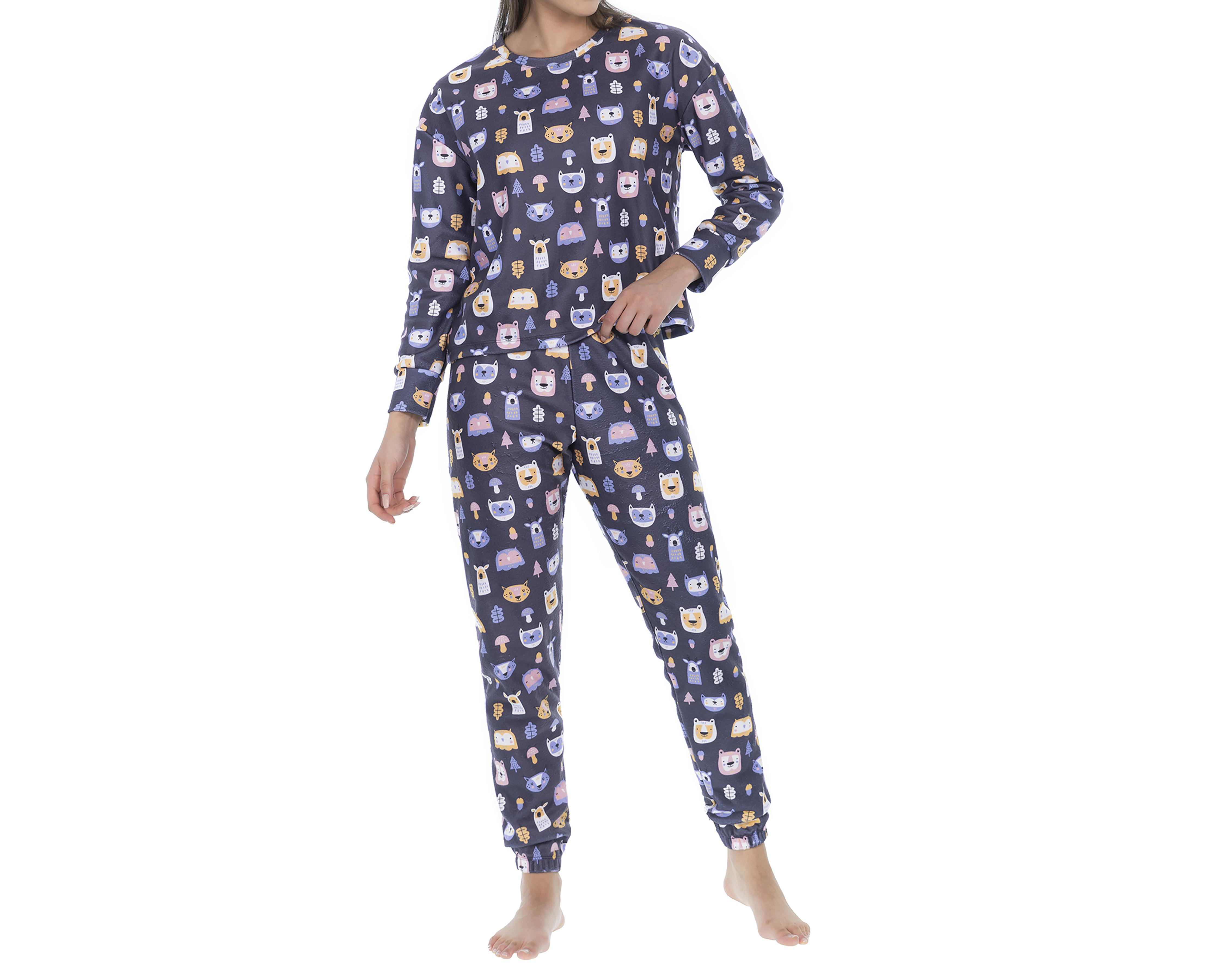 Foto 4 pulgar | Pijama Tops&Bottoms para Mujer