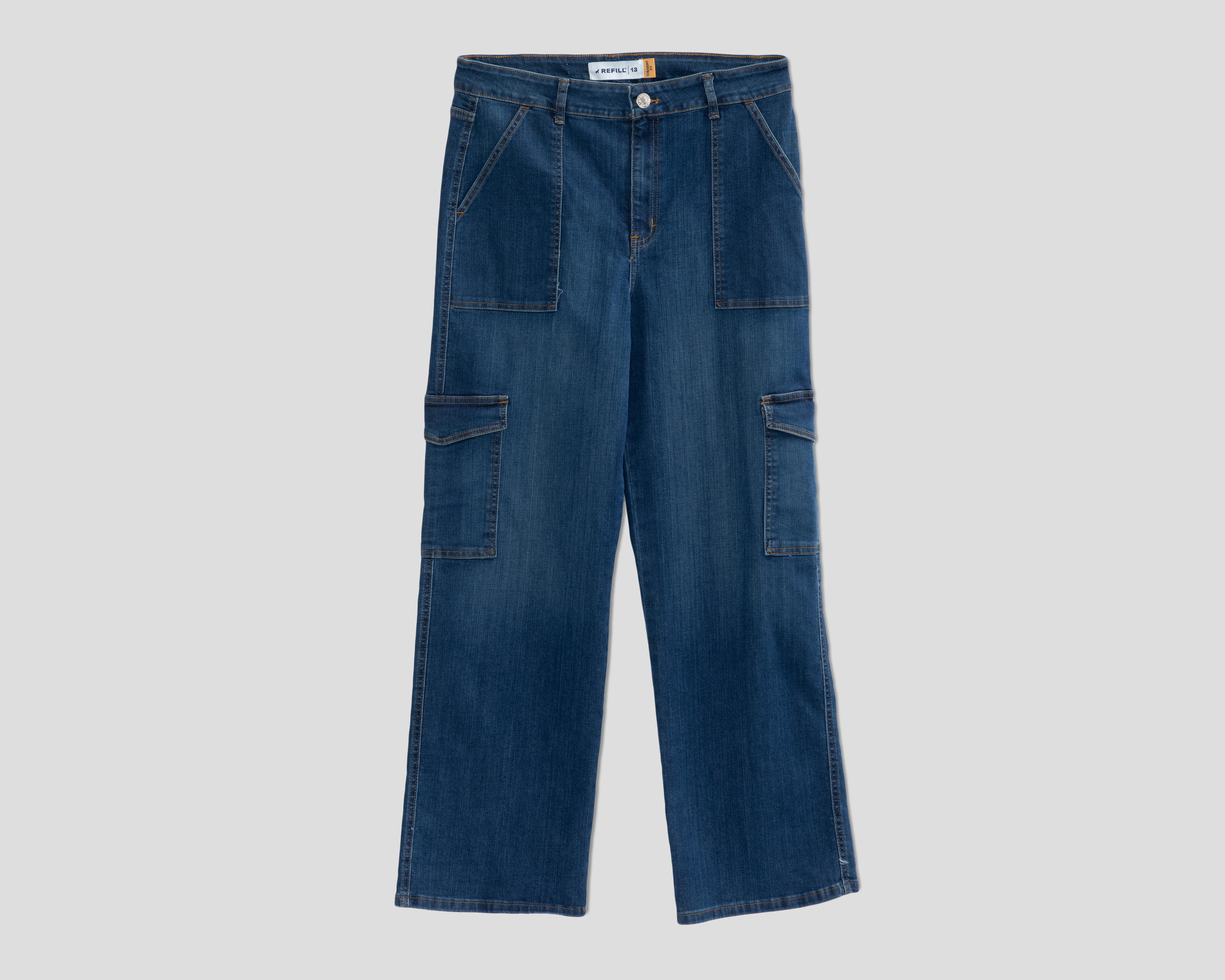 Foto 1 | Jeans Recto Refill para Mujer