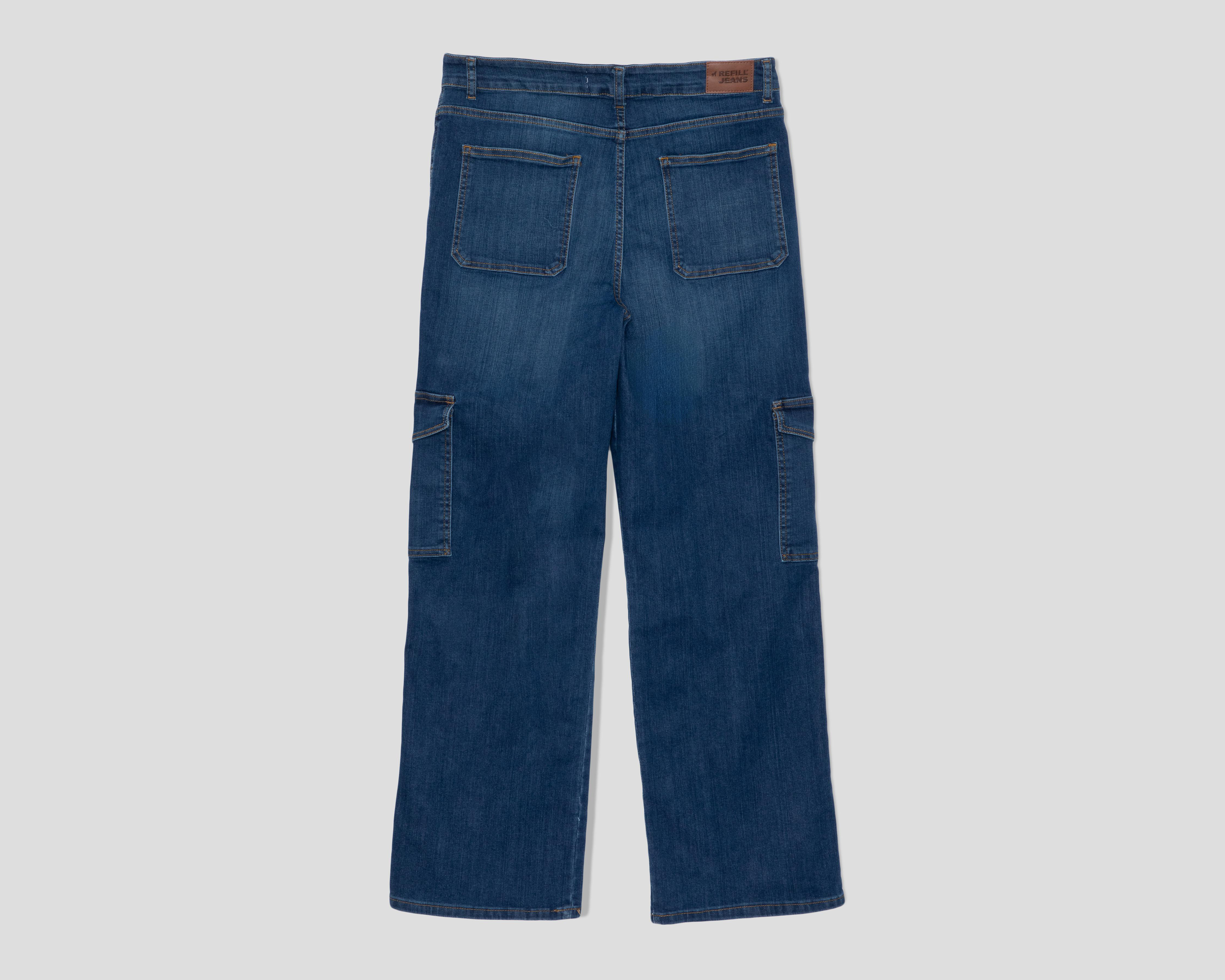 Foto 3 pulgar | Jeans Recto Refill para Mujer