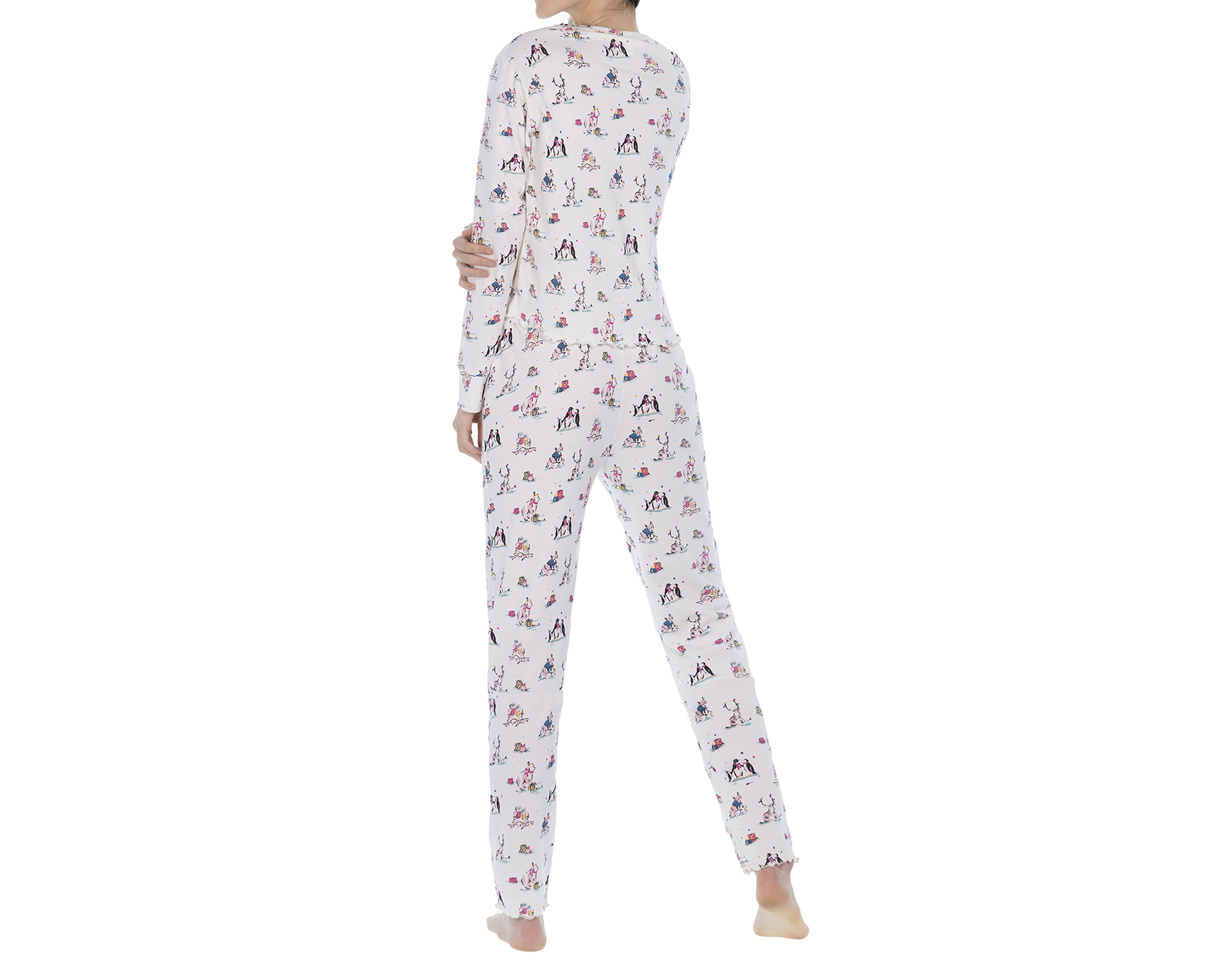 Foto 4 | Pijama Tops&Bottoms para Mujer