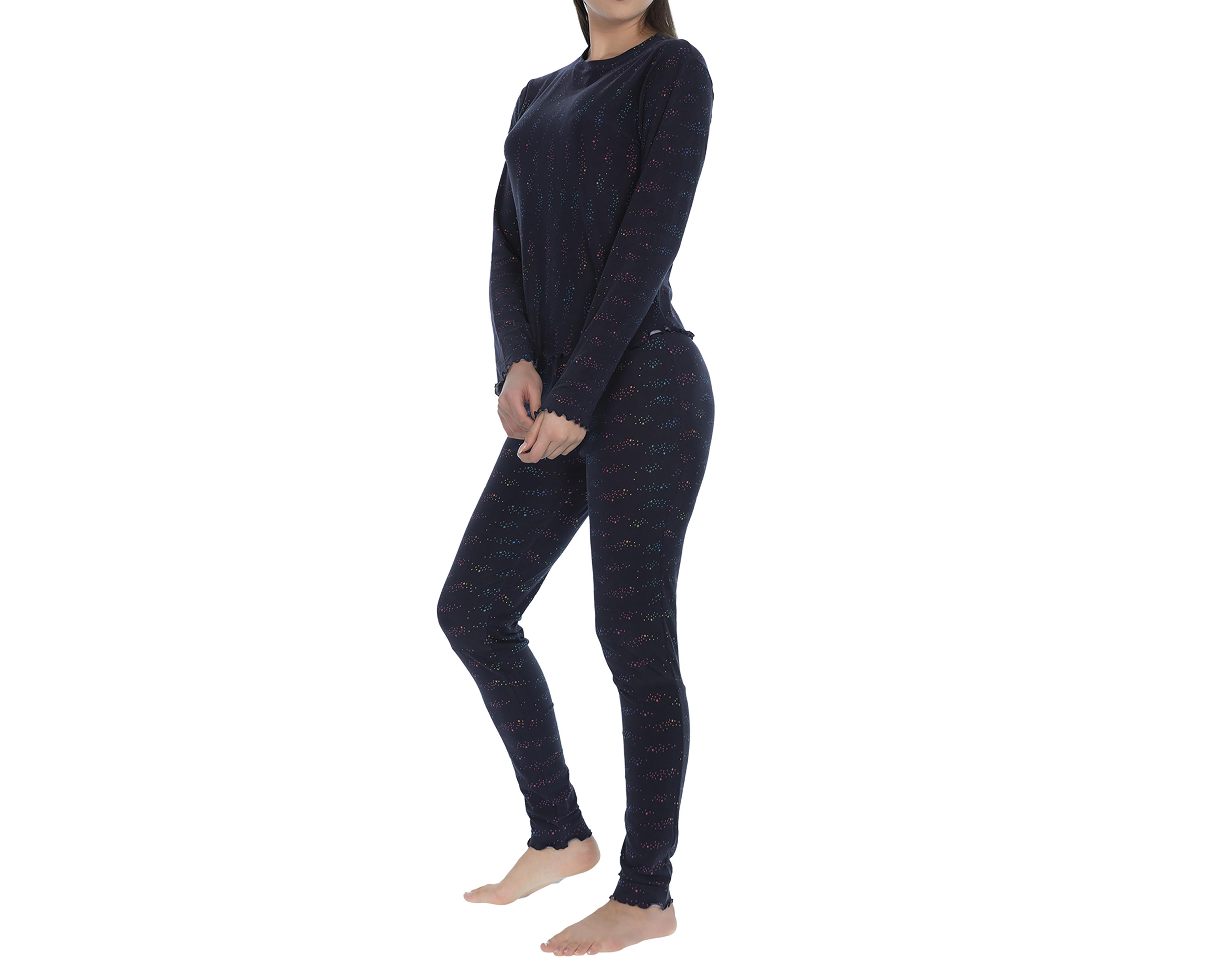Foto 4 pulgar | Pijama Tops&Bottoms para Mujer