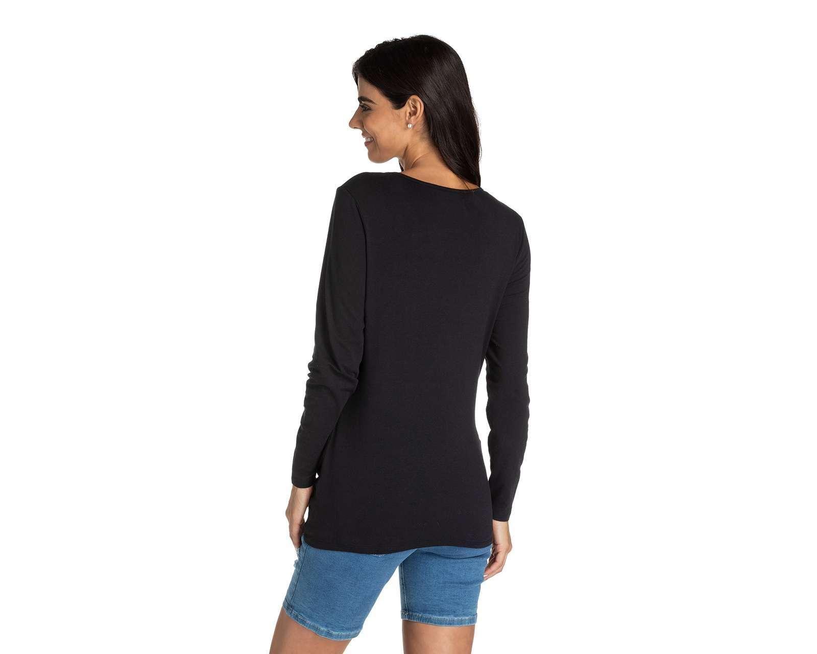 Foto 4 | Playera de Maternidad Mamá Bella Manga Larga