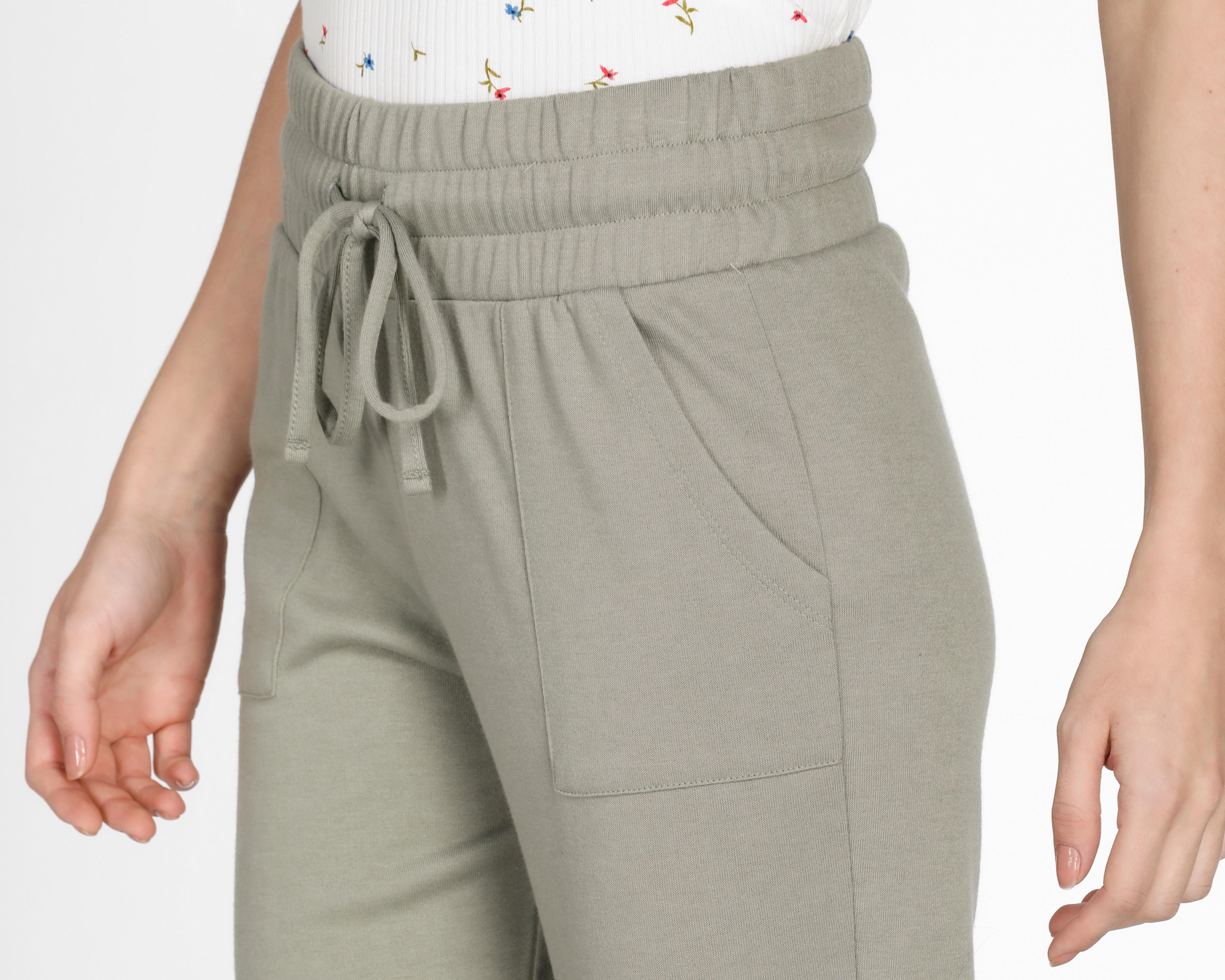 Foto 5 pulgar | Jogger Thinner Verde