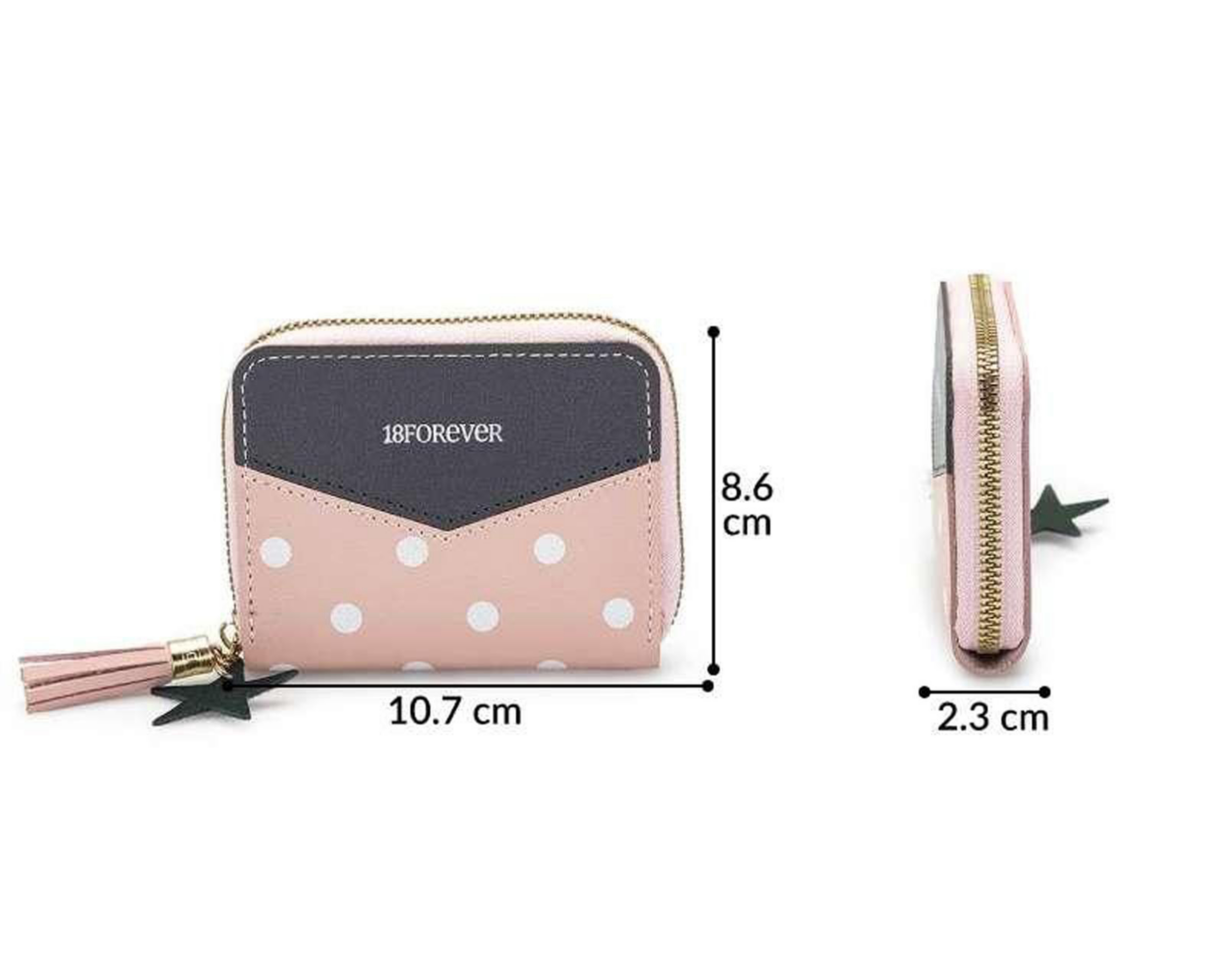 Foto 6 pulgar | Cartera Rosa marca 18 Forever para Mujer
