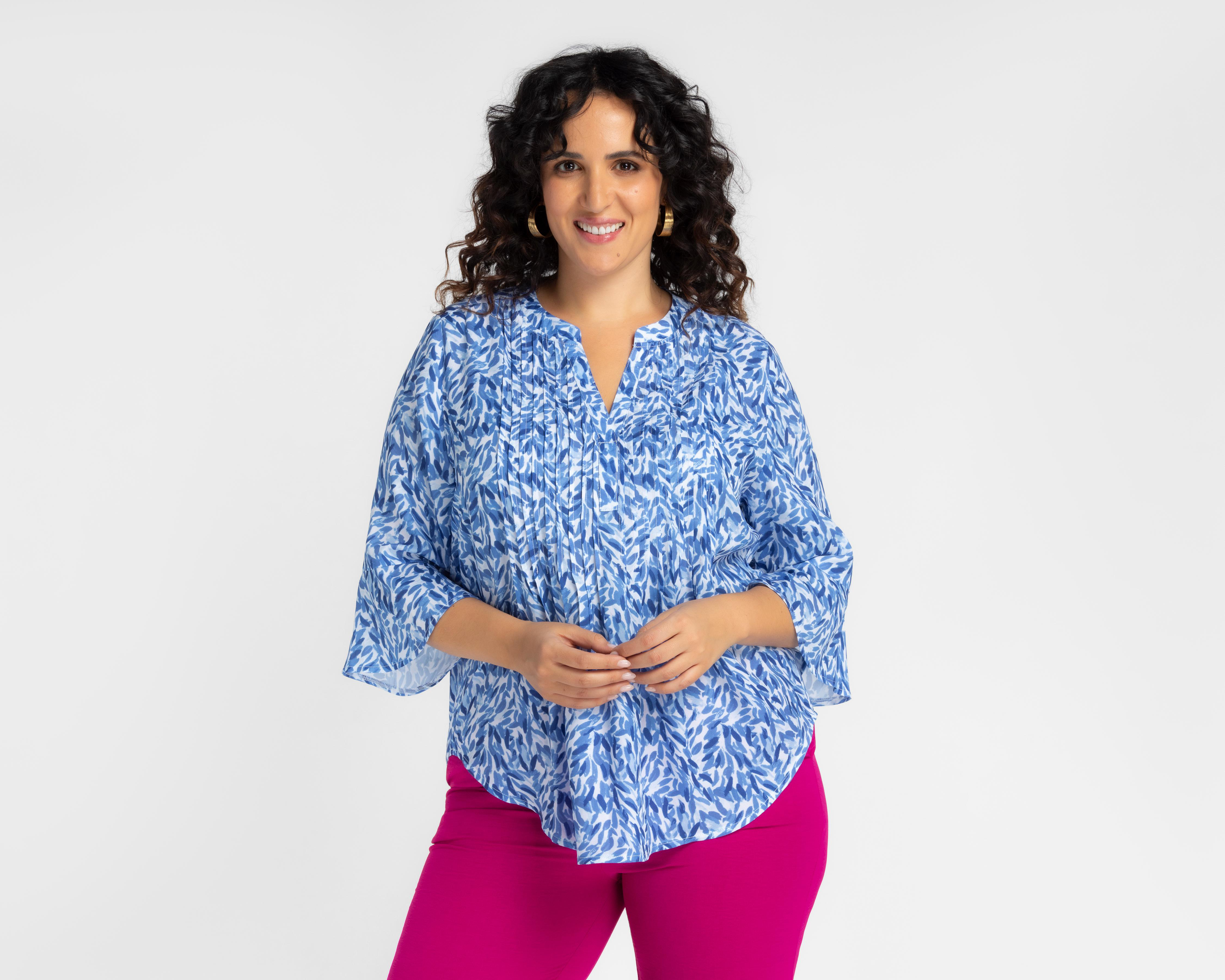 Foto 2 pulgar | Blusa Lady Sun Azul para Mujer