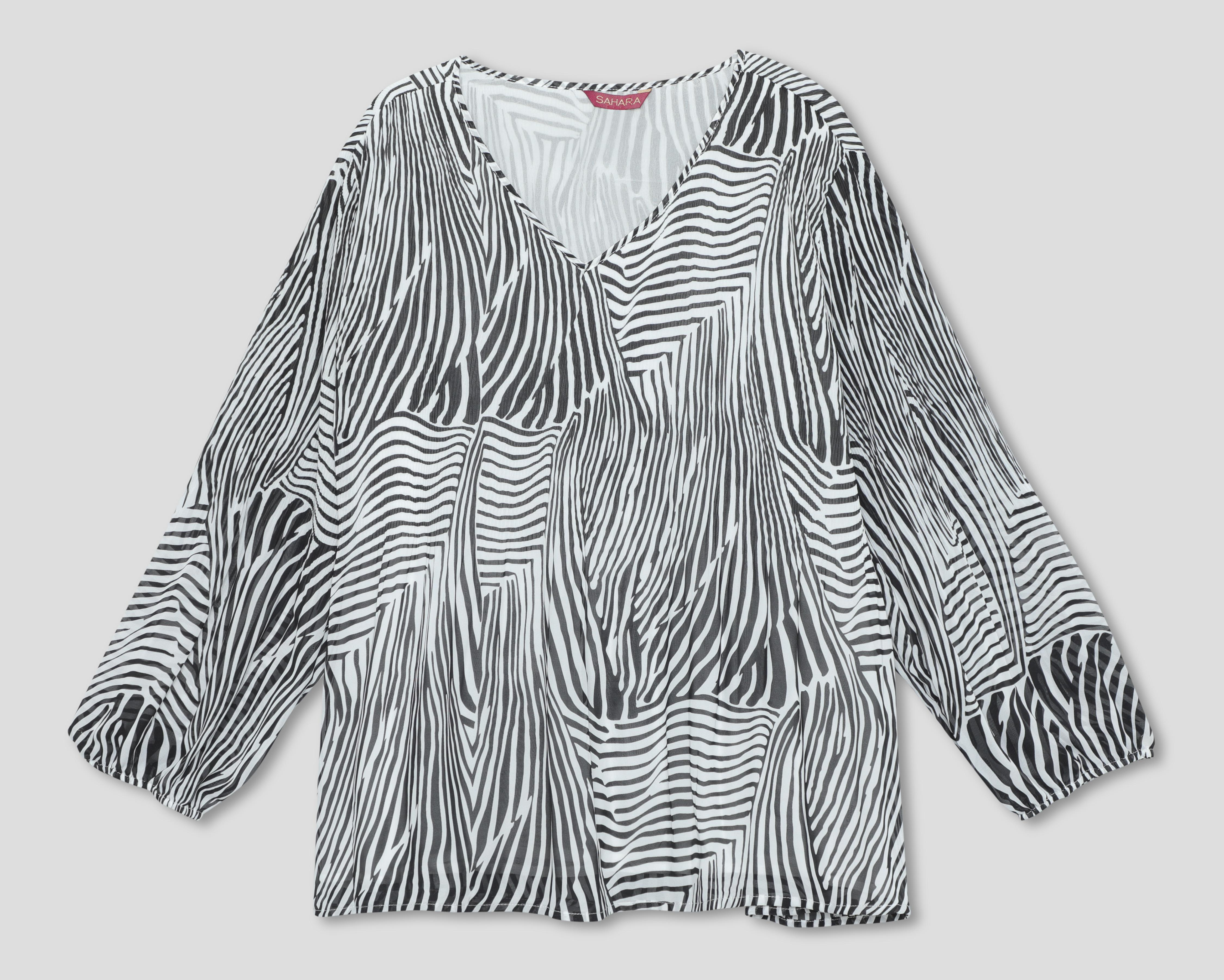 Foto 2 pulgar | Blusa Sahara Estampada para Mujer