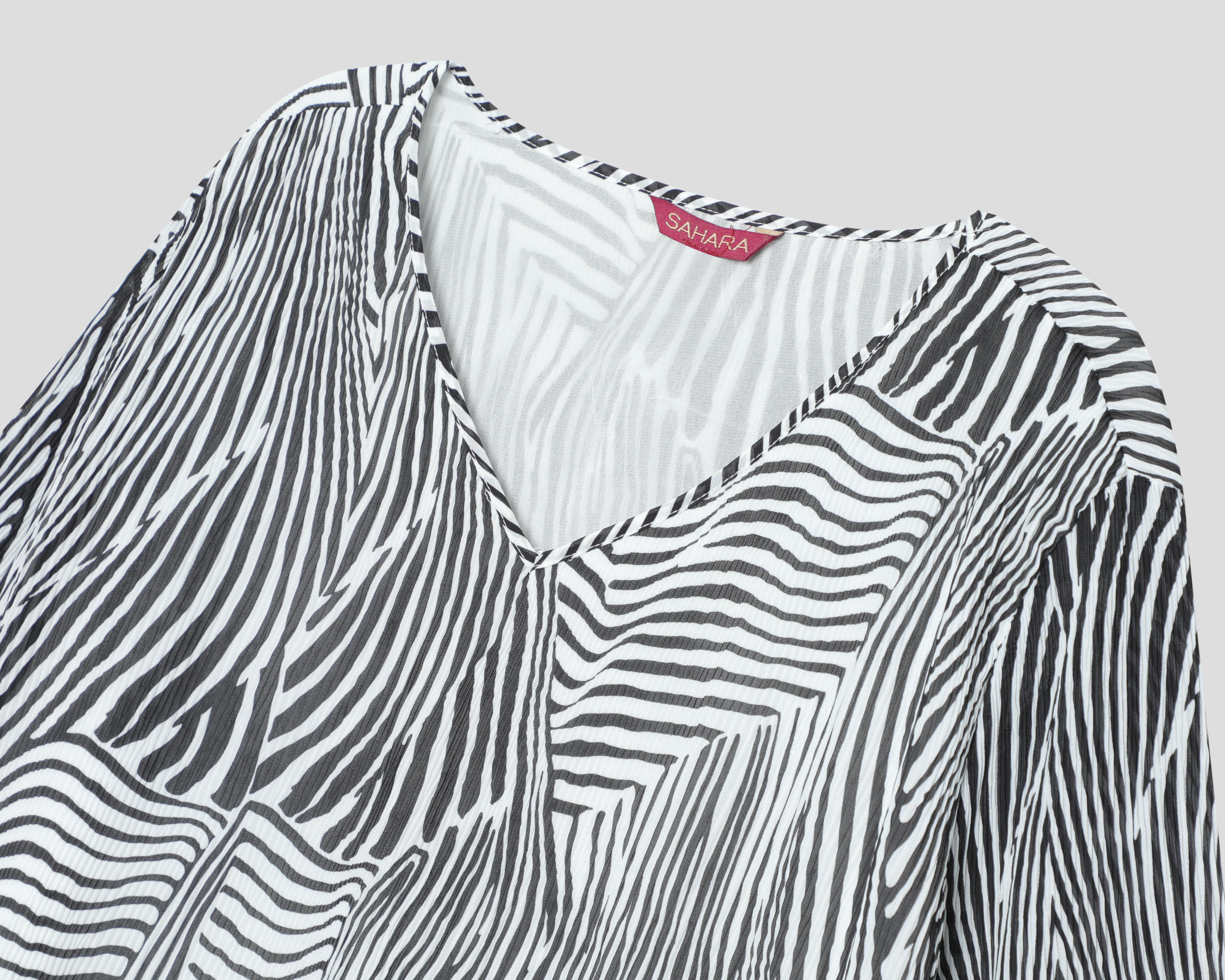 Foto 4 pulgar | Blusa Sahara Estampada para Mujer