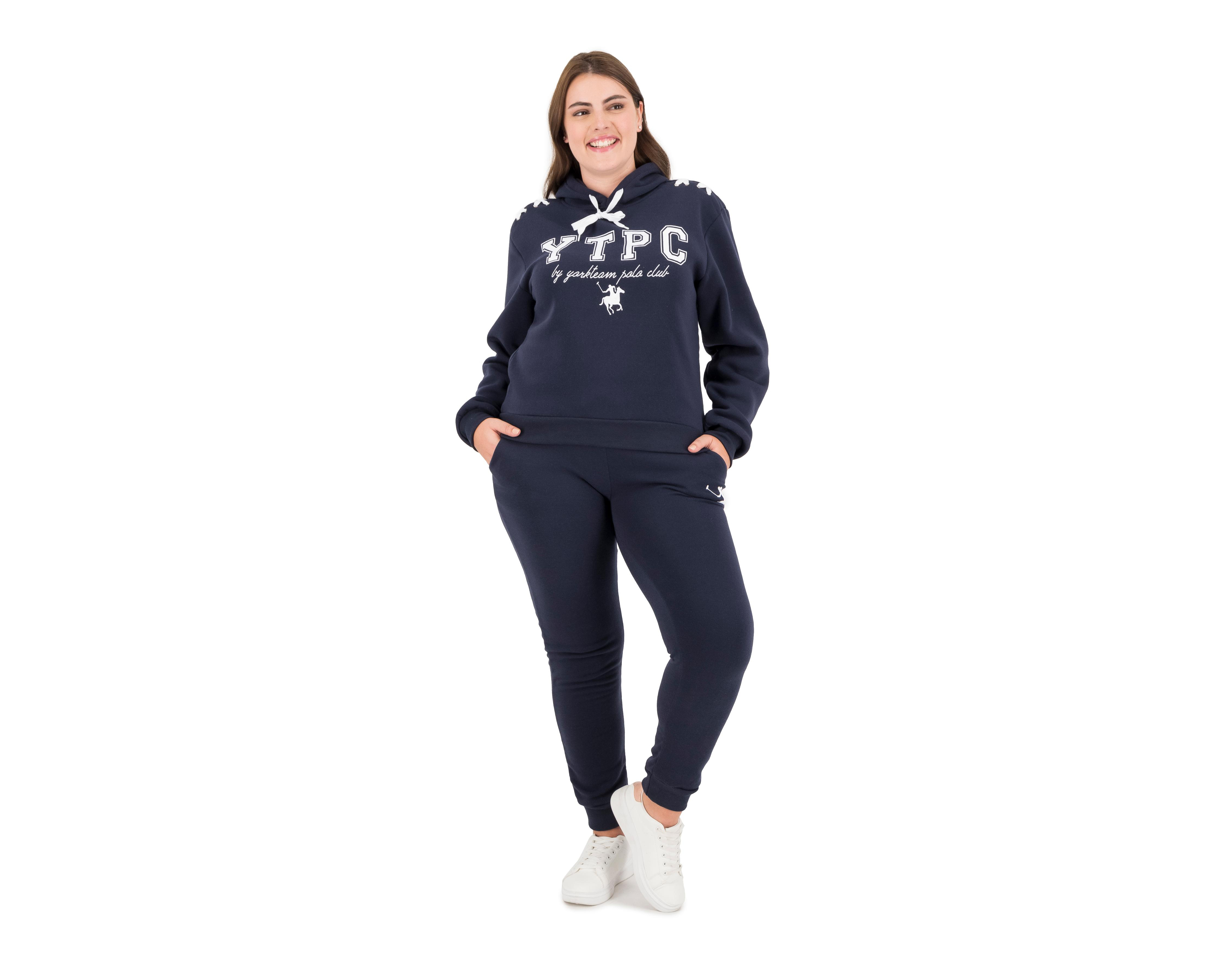 Foto 2 pulgar | Pants y Sudadera York Team Polo Club para Mujer