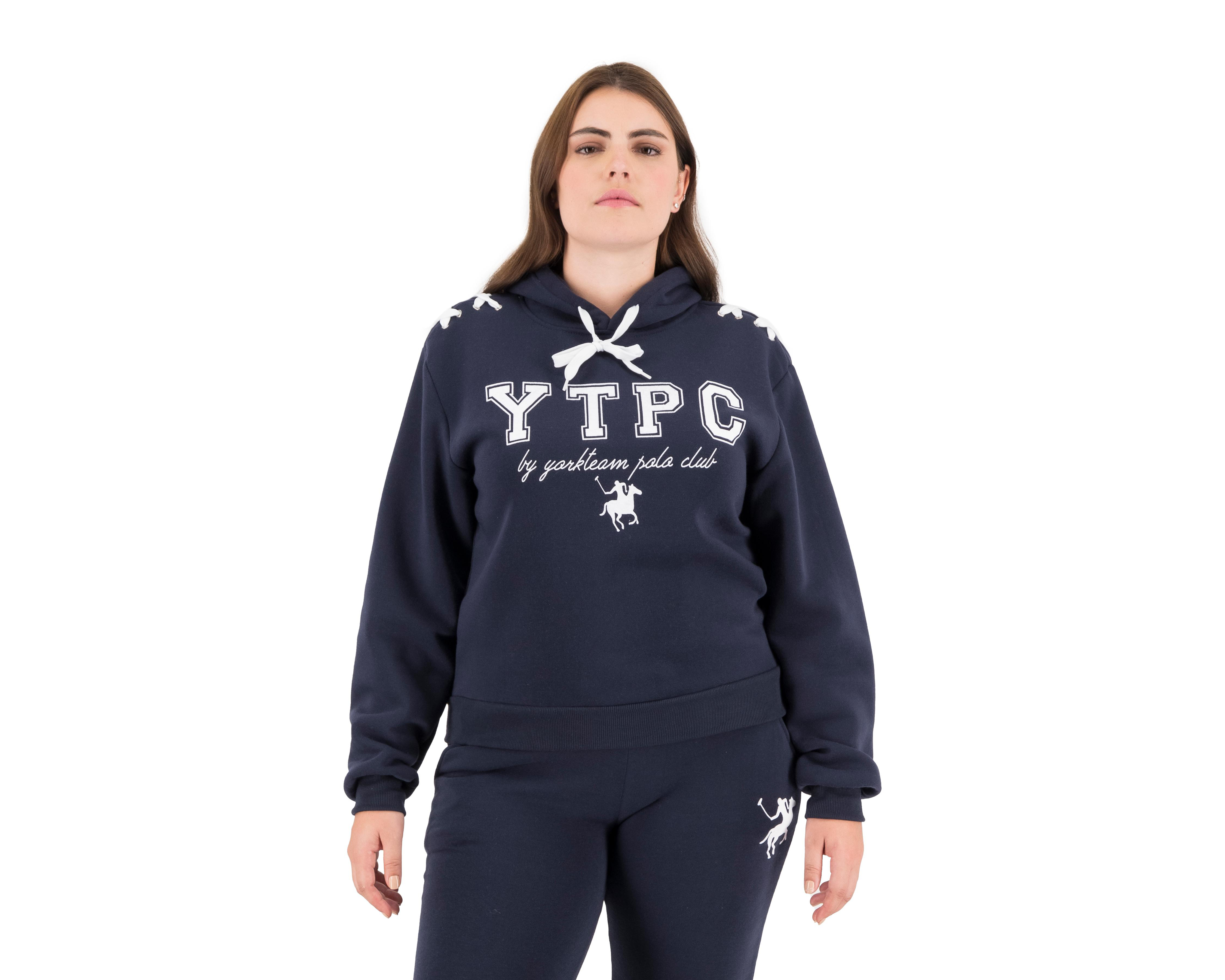 Foto 4 pulgar | Pants y Sudadera York Team Polo Club para Mujer