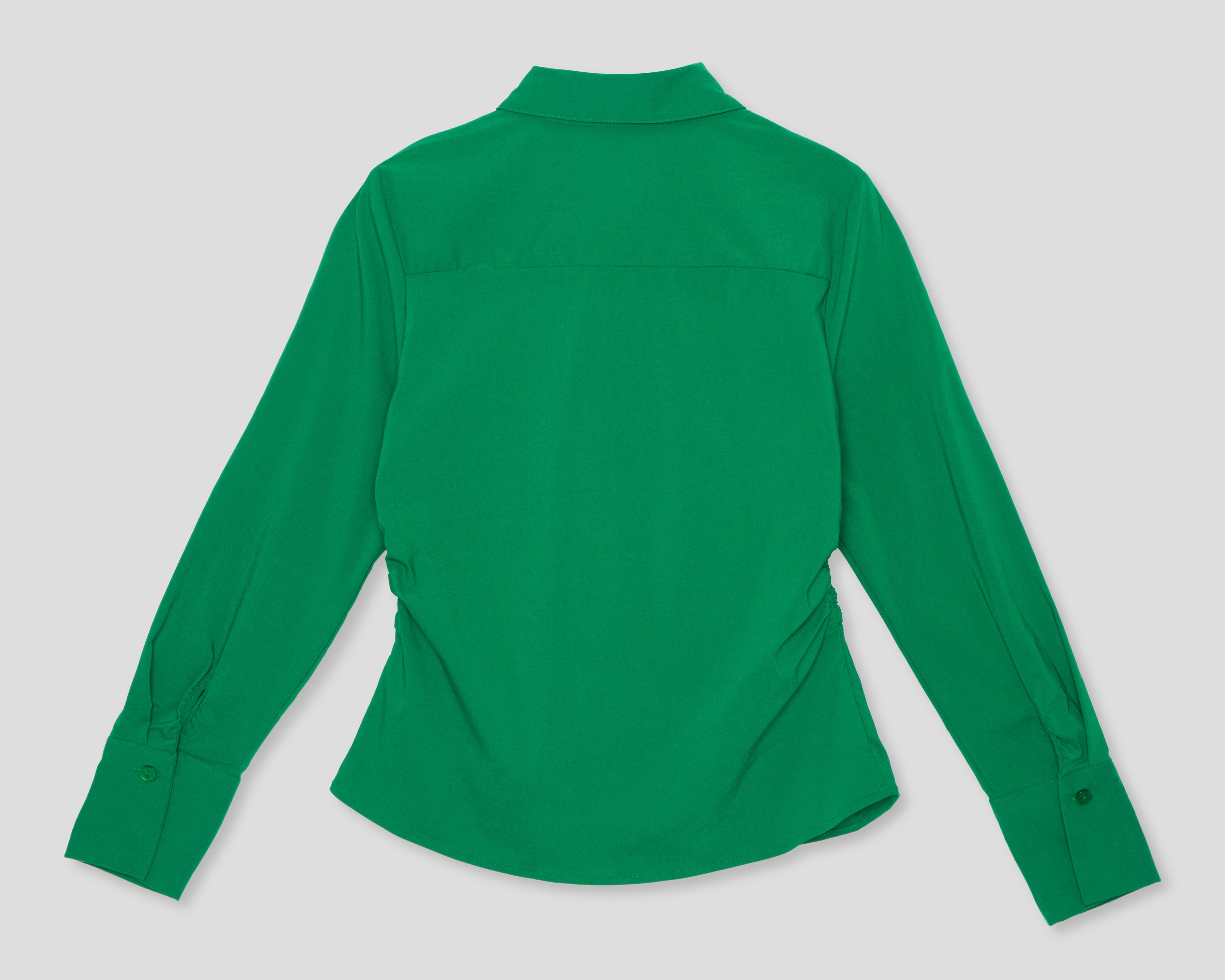 Foto 3 pulgar | Blusa Sahara Verde para Mujer
