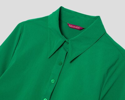 Foto 3 | Blusa Sahara Verde para Mujer