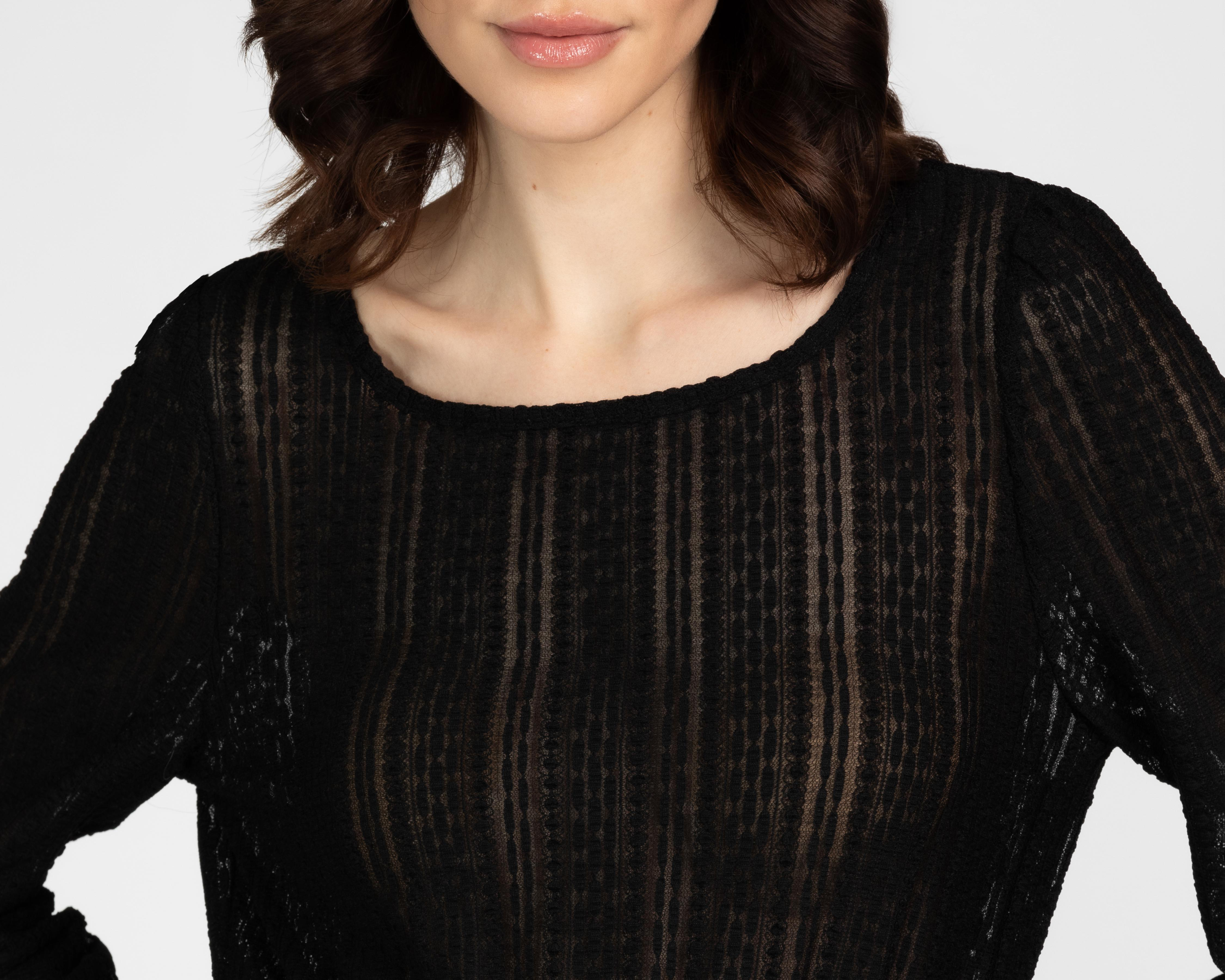 Foto 5 pulgar | Blusa Jennifer Lopez Negra para Mujer