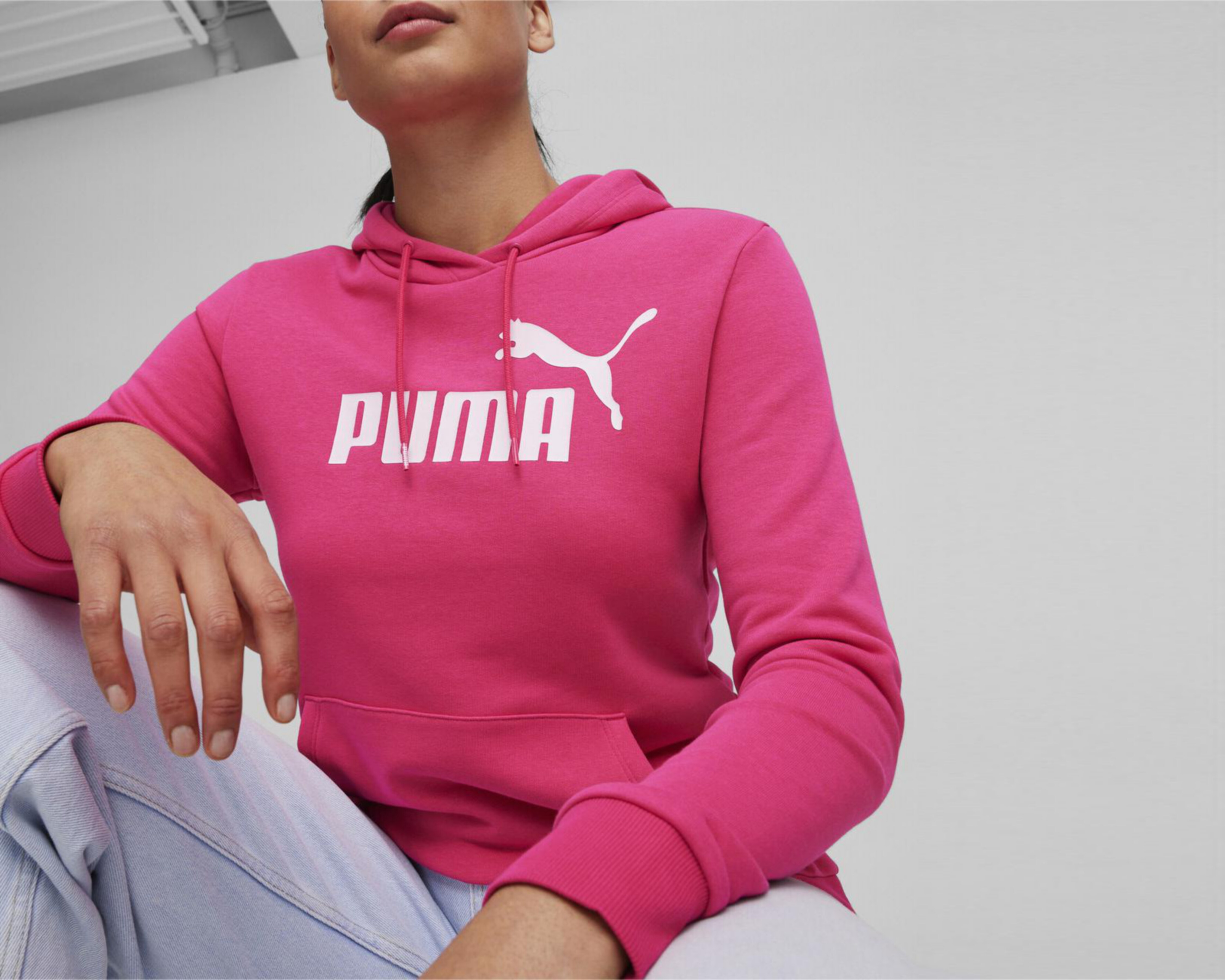 Sudadera de Entrenamiento Puma Rosa para Mujer Coppel