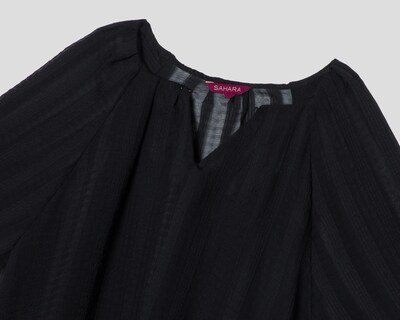 Foto 3 | Blusa Sahara Negra para Mujer