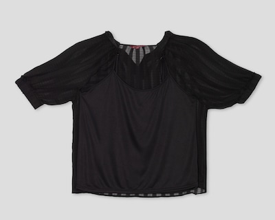 Foto 4 | Blusa Sahara Negra para Mujer