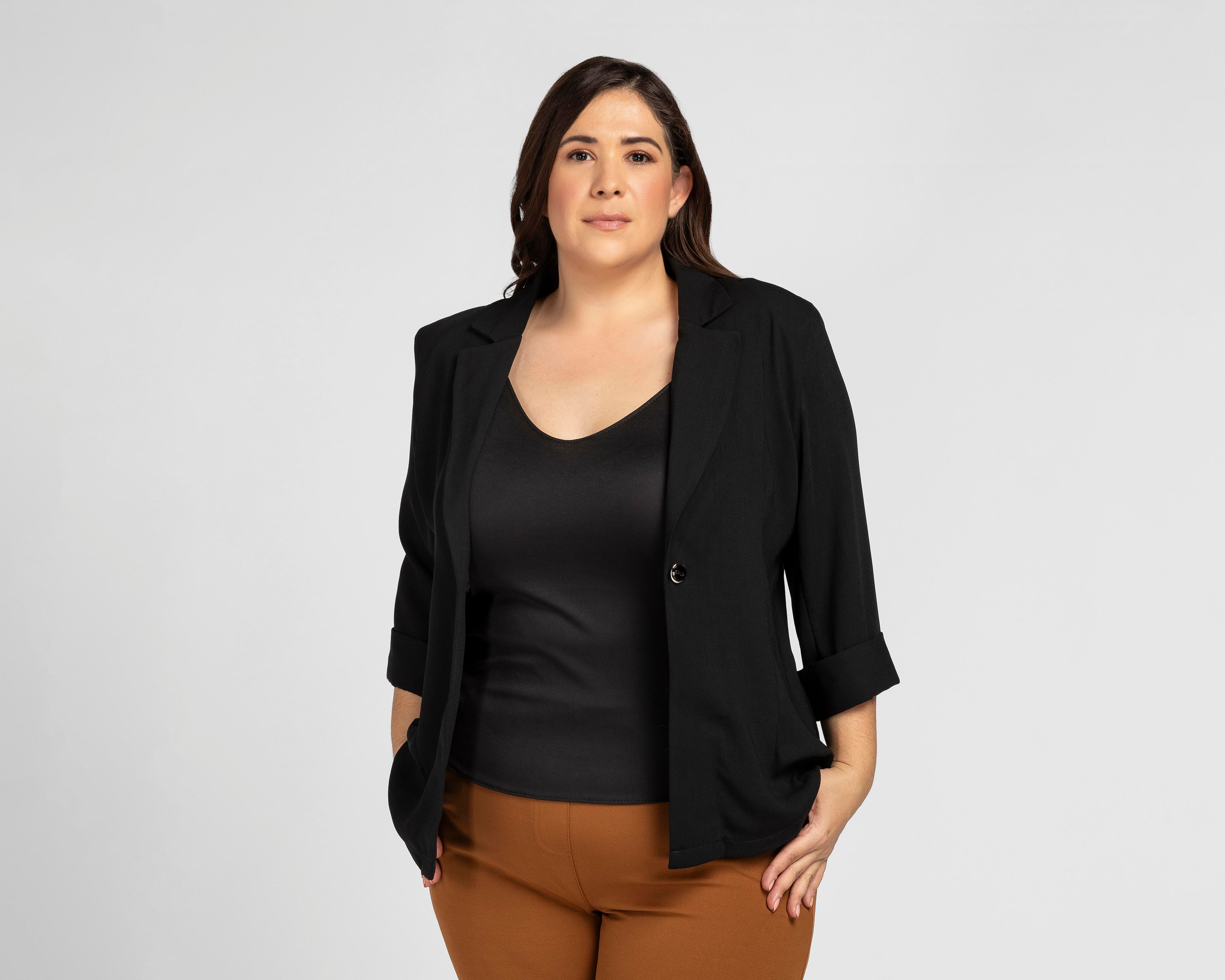 Foto 4 | Saco y Blusa Paloma Negros