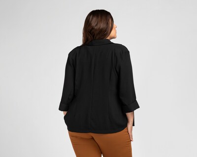 Foto 6 | Saco y Blusa Paloma Negros