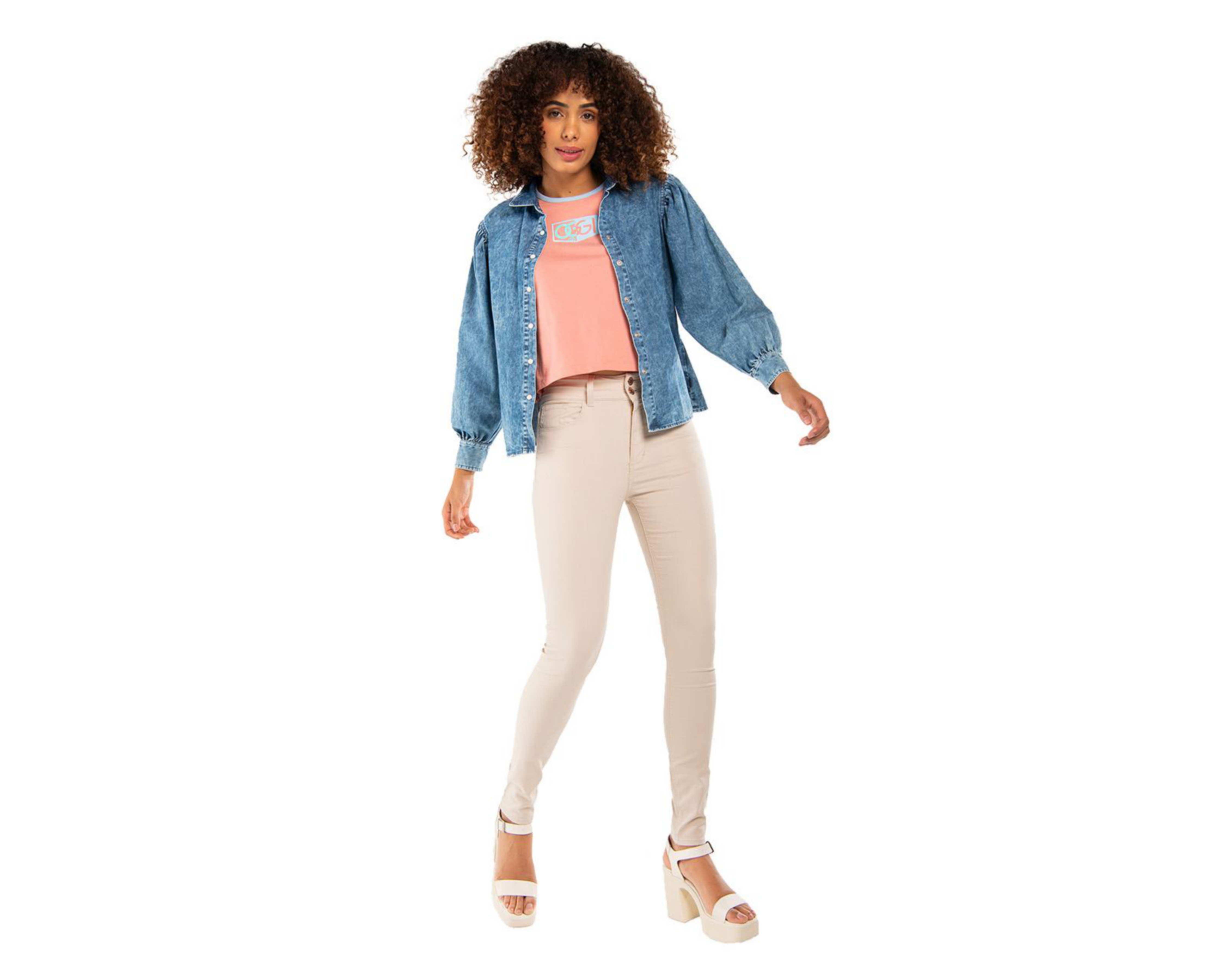 Foto 7 pulgar | Jeans Super Skinny Oggi Katia para Mujer
