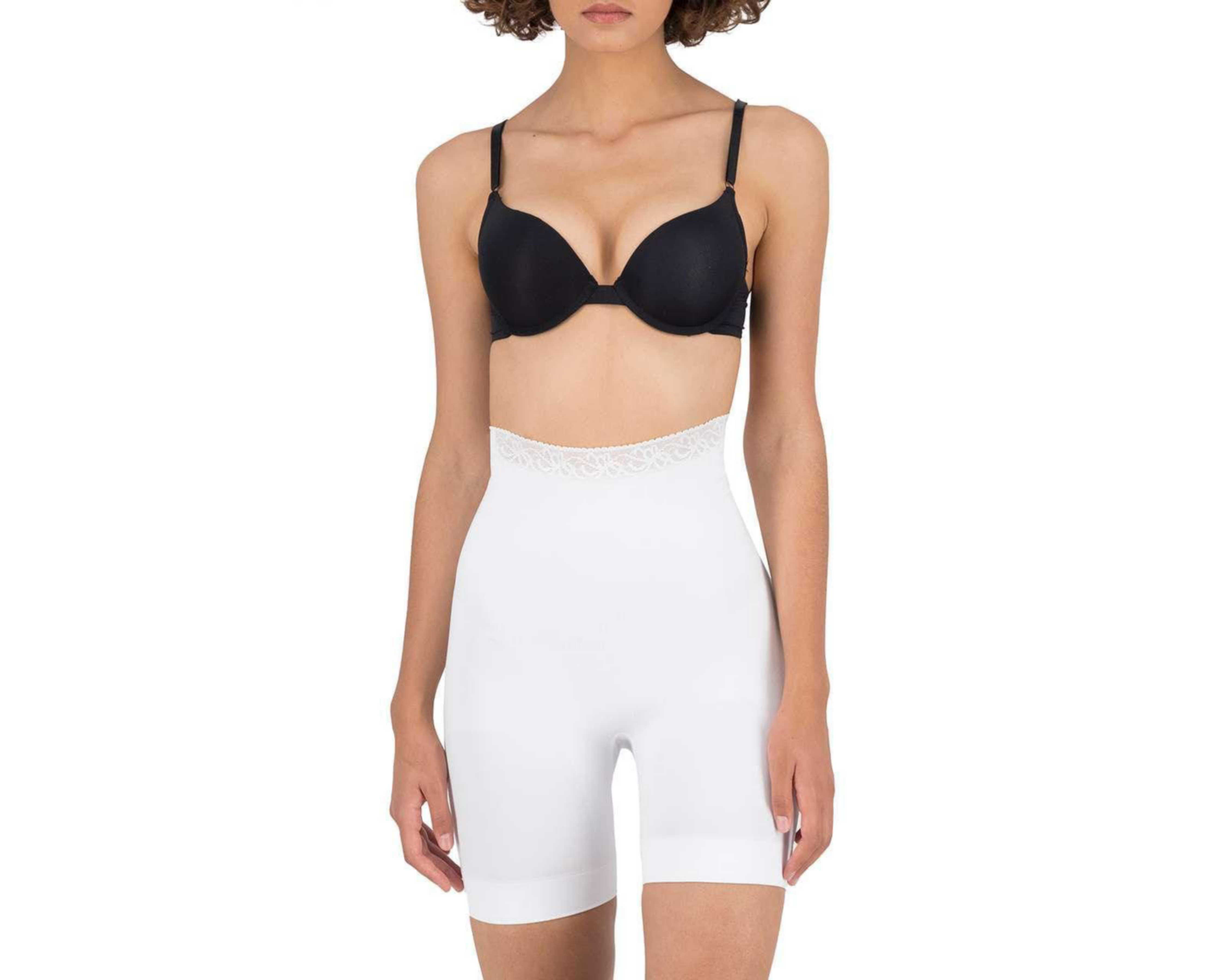Faja tipo Bóxer Cannon Blanca para Mujer