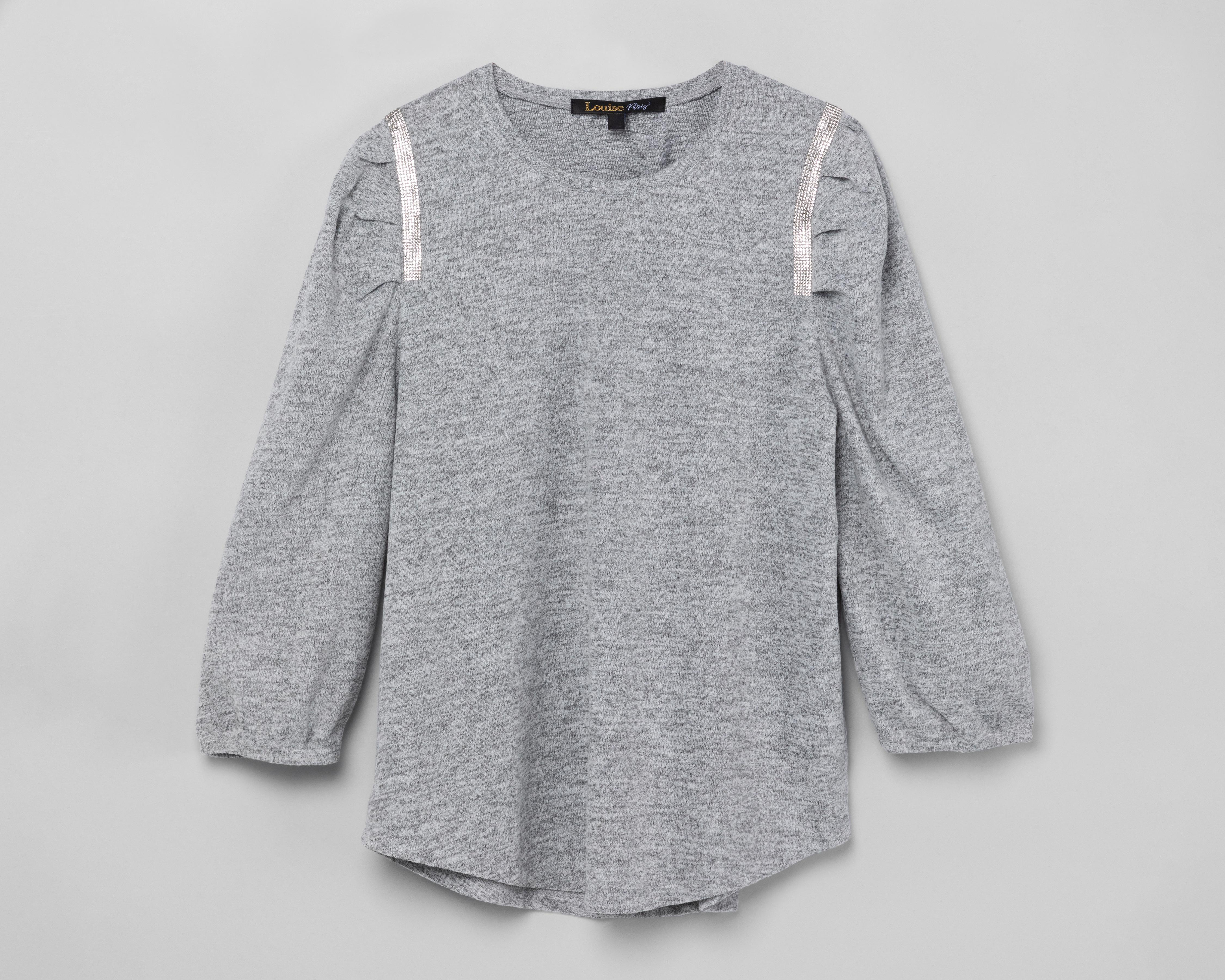 Foto 1 | Blusa Louise Paris Manga Larga con Pedrería