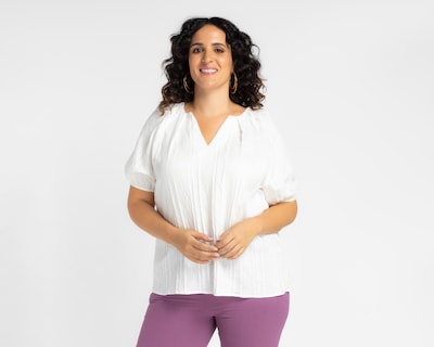 Foto 1 | Blusa Lady Sun Cuello V para Mujer