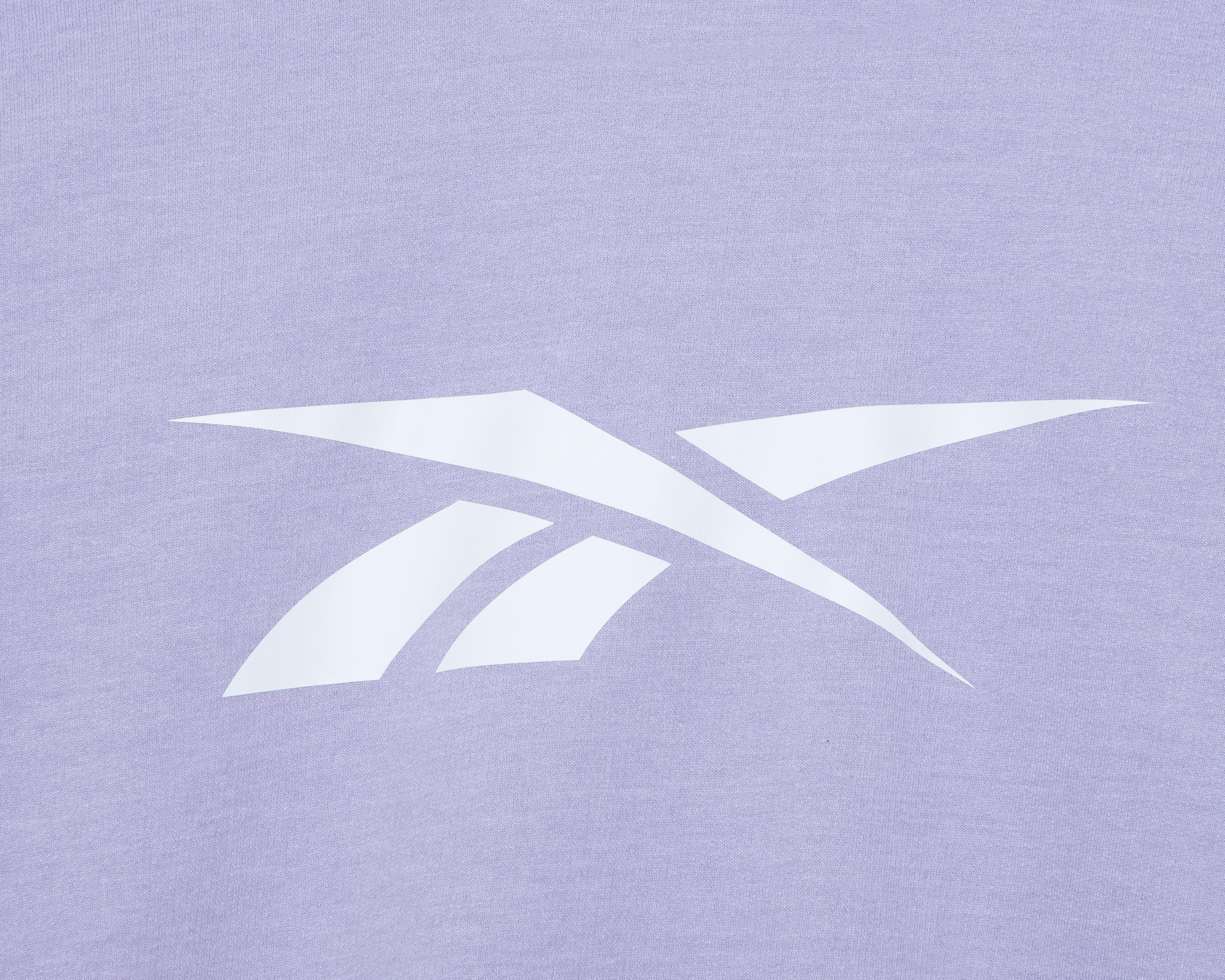 Foto 4 pulgar | Sudadera Gris Reebok para Mujer