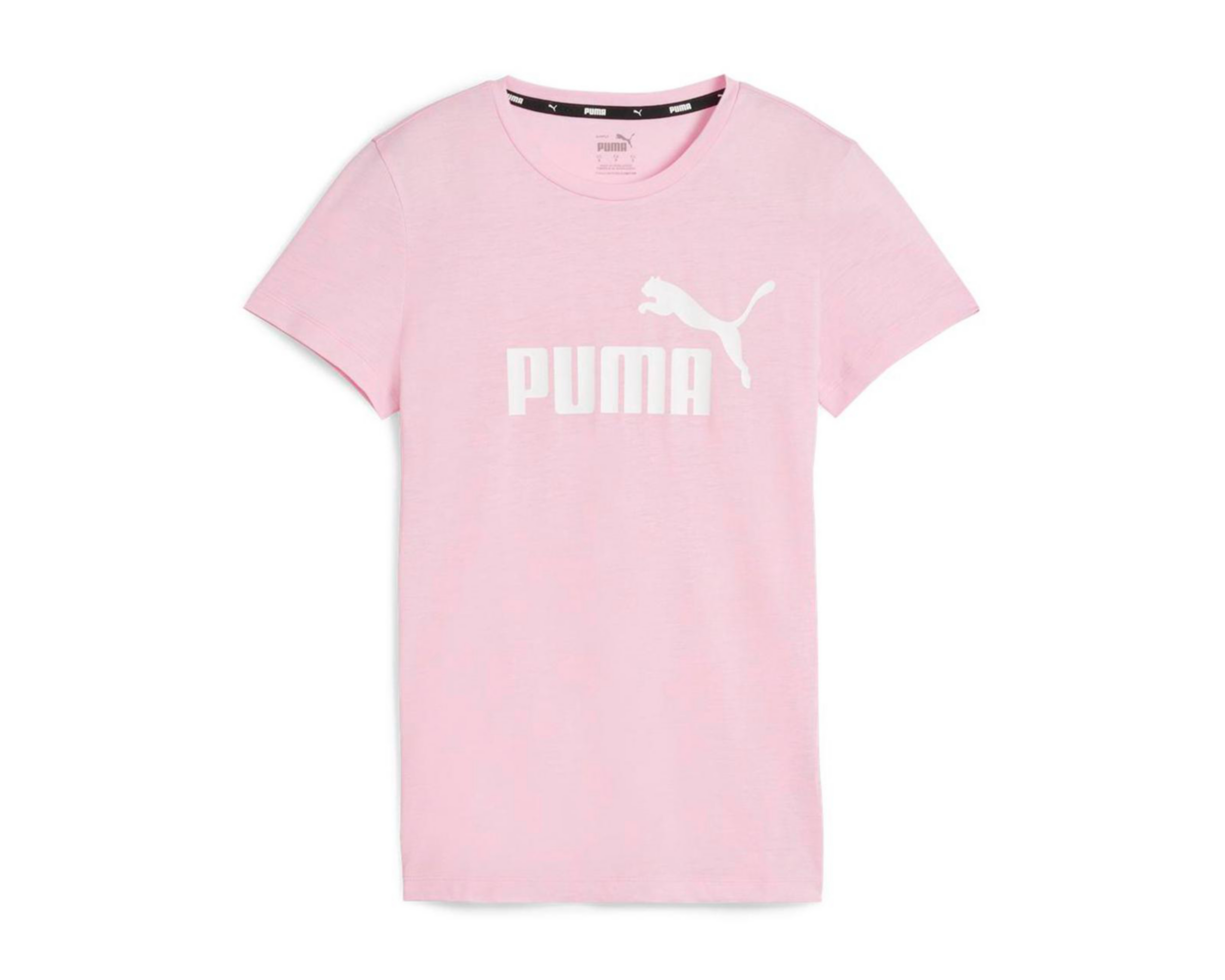 Playera Puma Ess Logo Heather Tee de Entrenamiento para Mujer