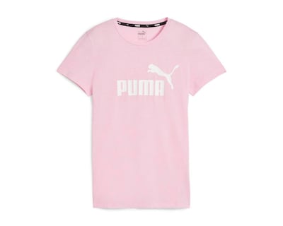 Foto 1 | Playera Puma Ess Logo Heather Tee de Entrenamiento para Mujer