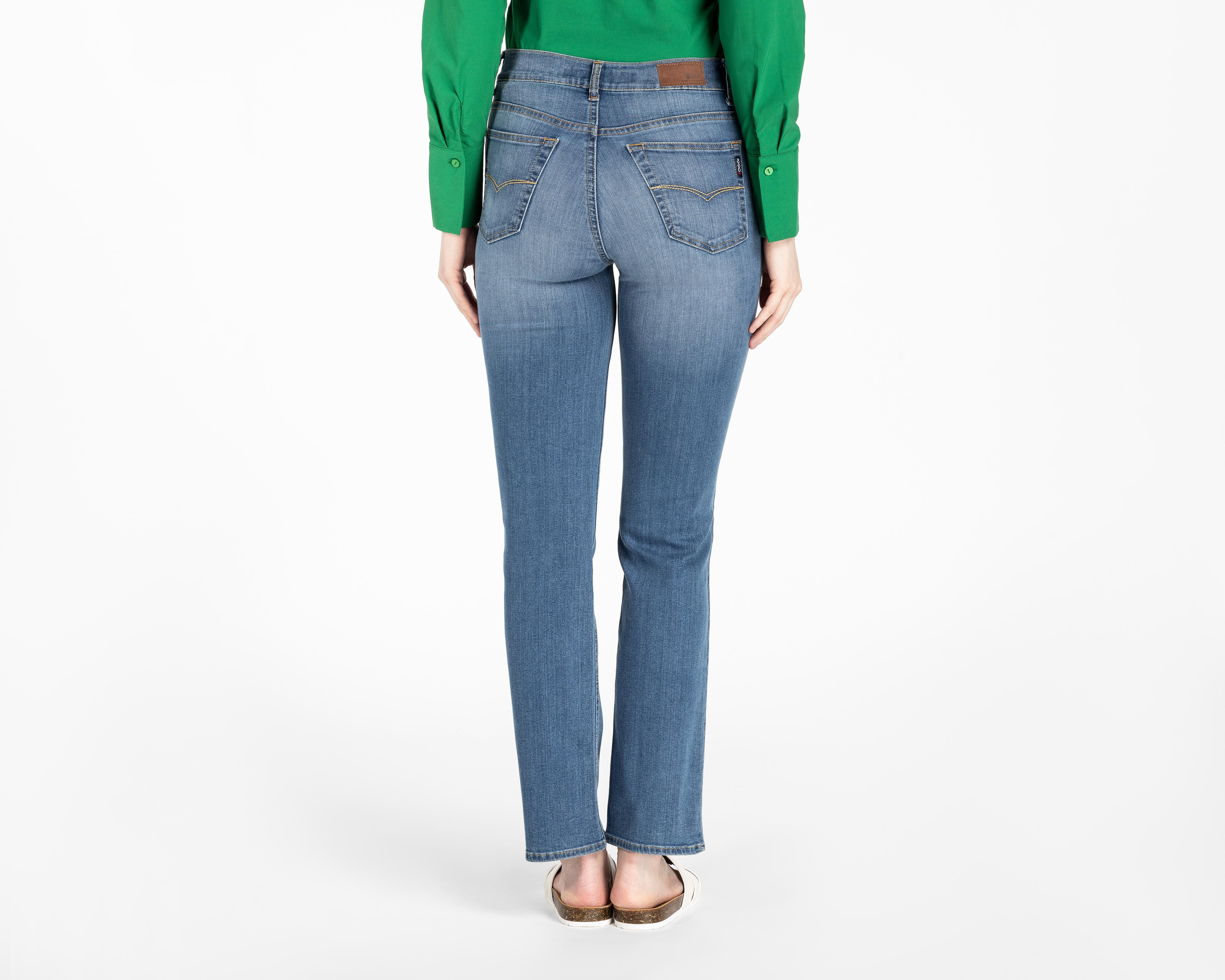 Foto 4 pulgar | Jeans Straight Oggi Atraction Vintage para Mujer
