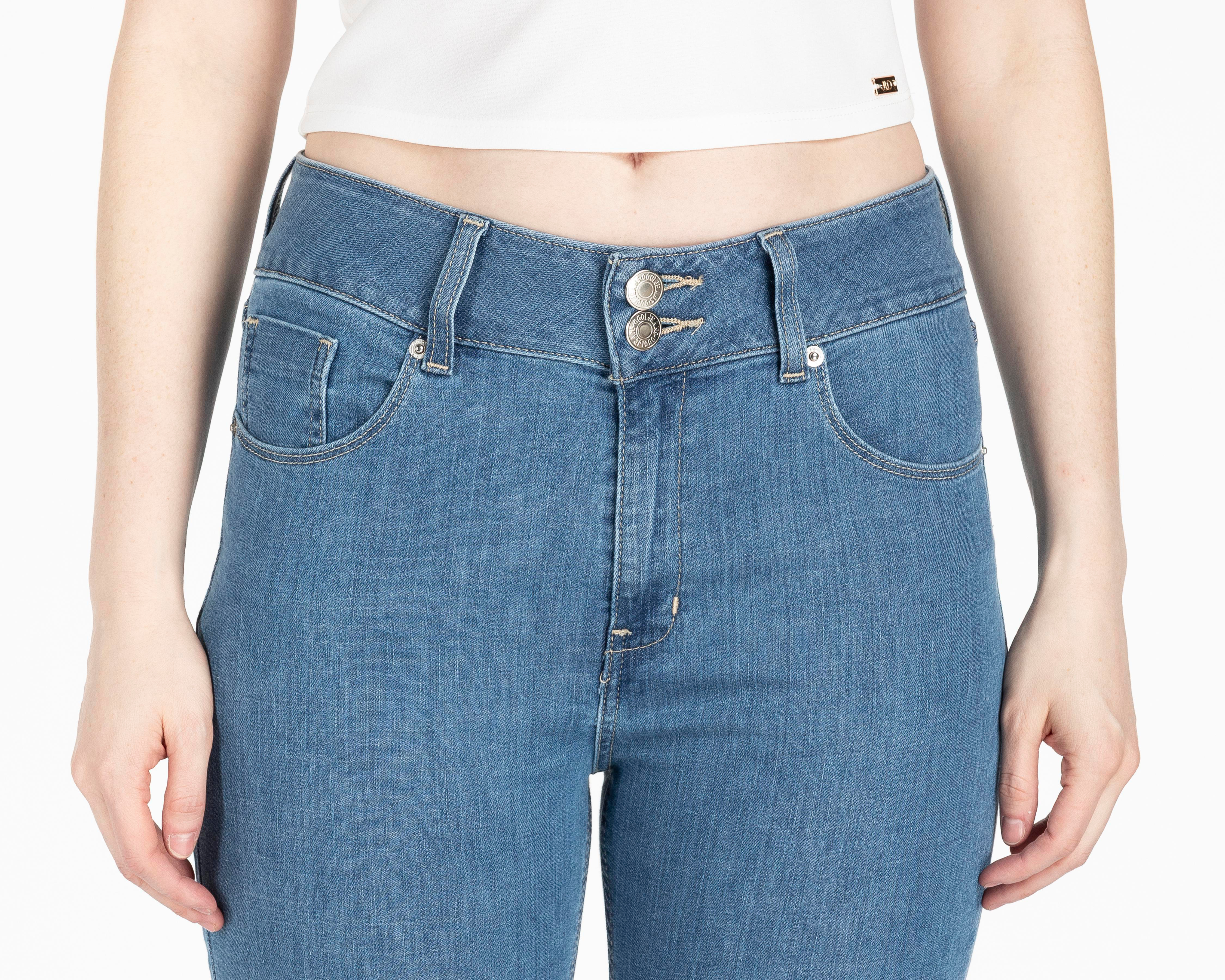 Foto 5 pulgar | Jeans Super Skinny Oggi Katia Honey para Mujer