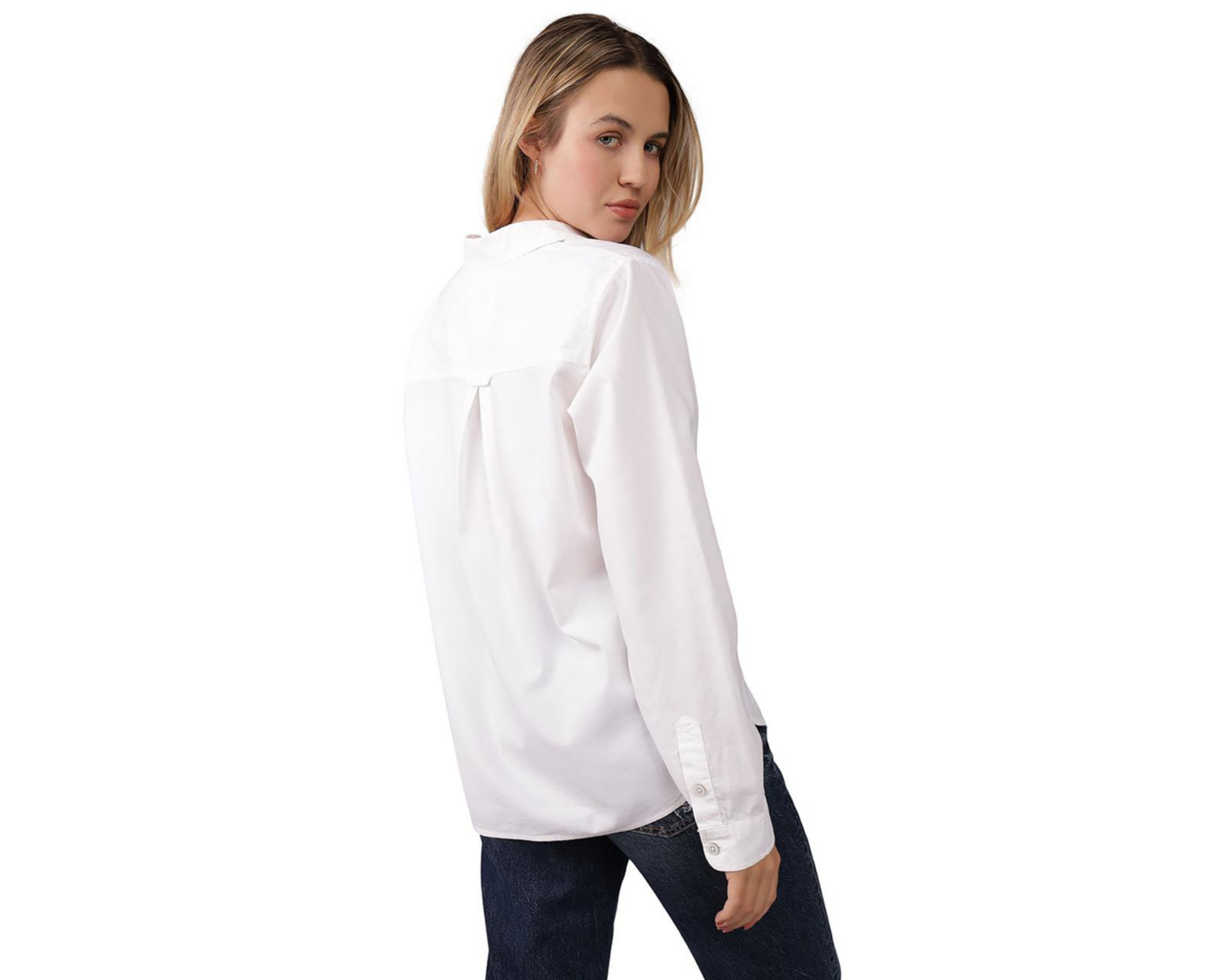 Foto 3 pulgar | Camisa American Eagle con Bolsillo para Mujer