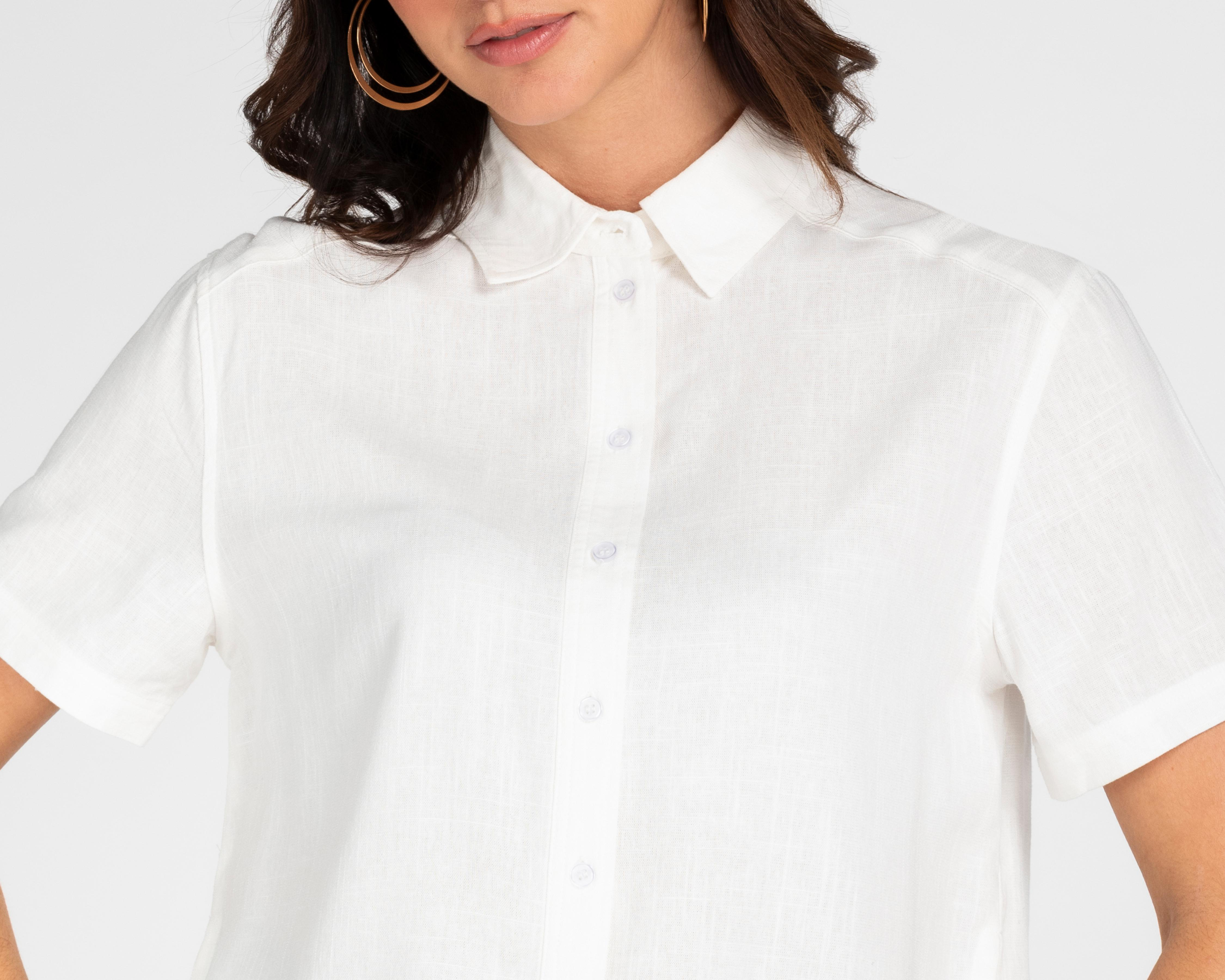 Foto 4 | Blusa Jennifer Lopez Manga Corta para Mujer