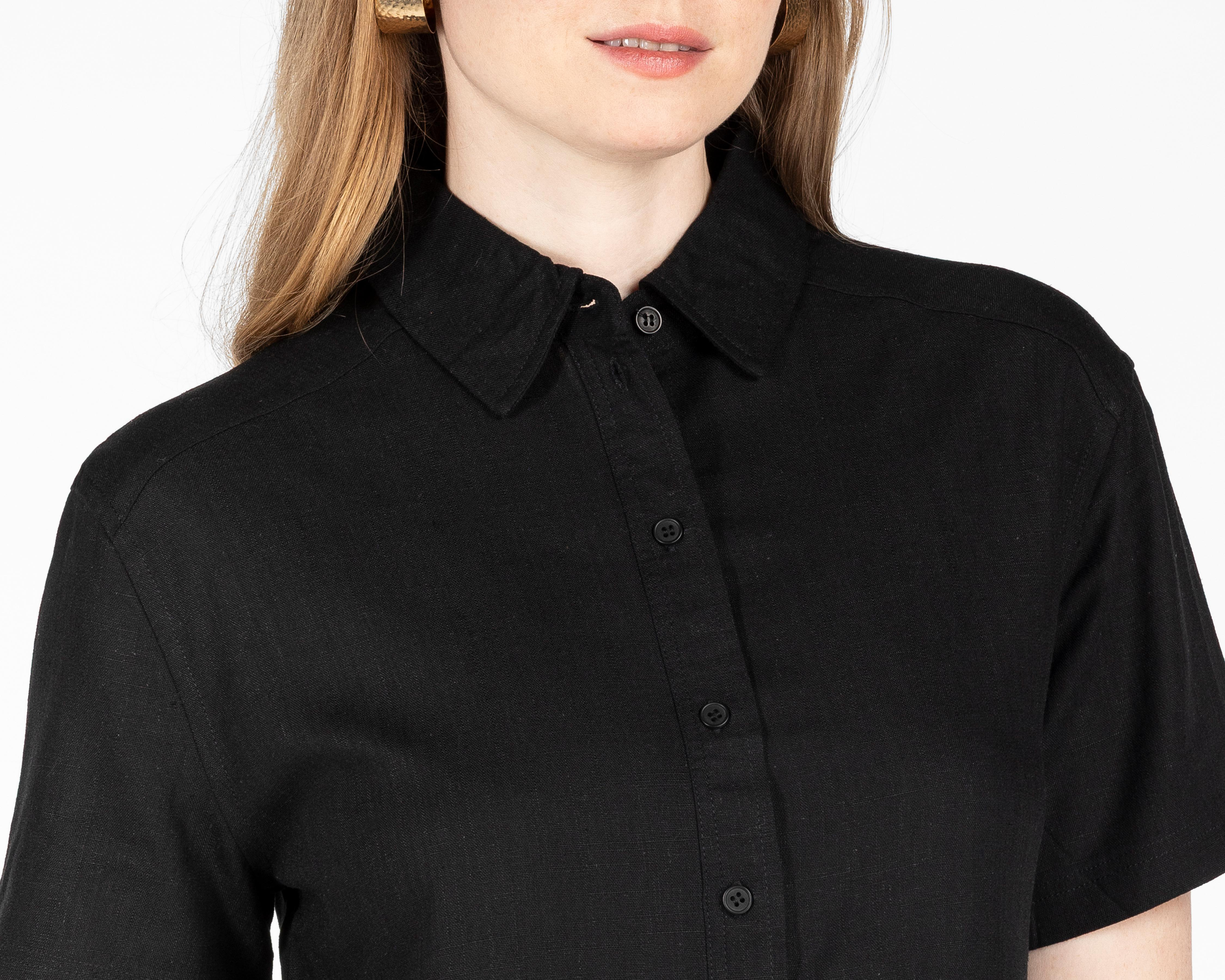 Foto 4 | Blusa Negra Jennifer Lopez para Mujer