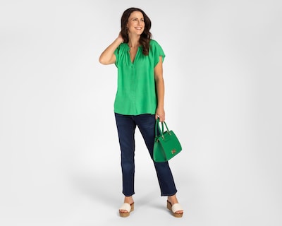 Foto 2 | Blusa Lady Sun Manga Corta para Mujer