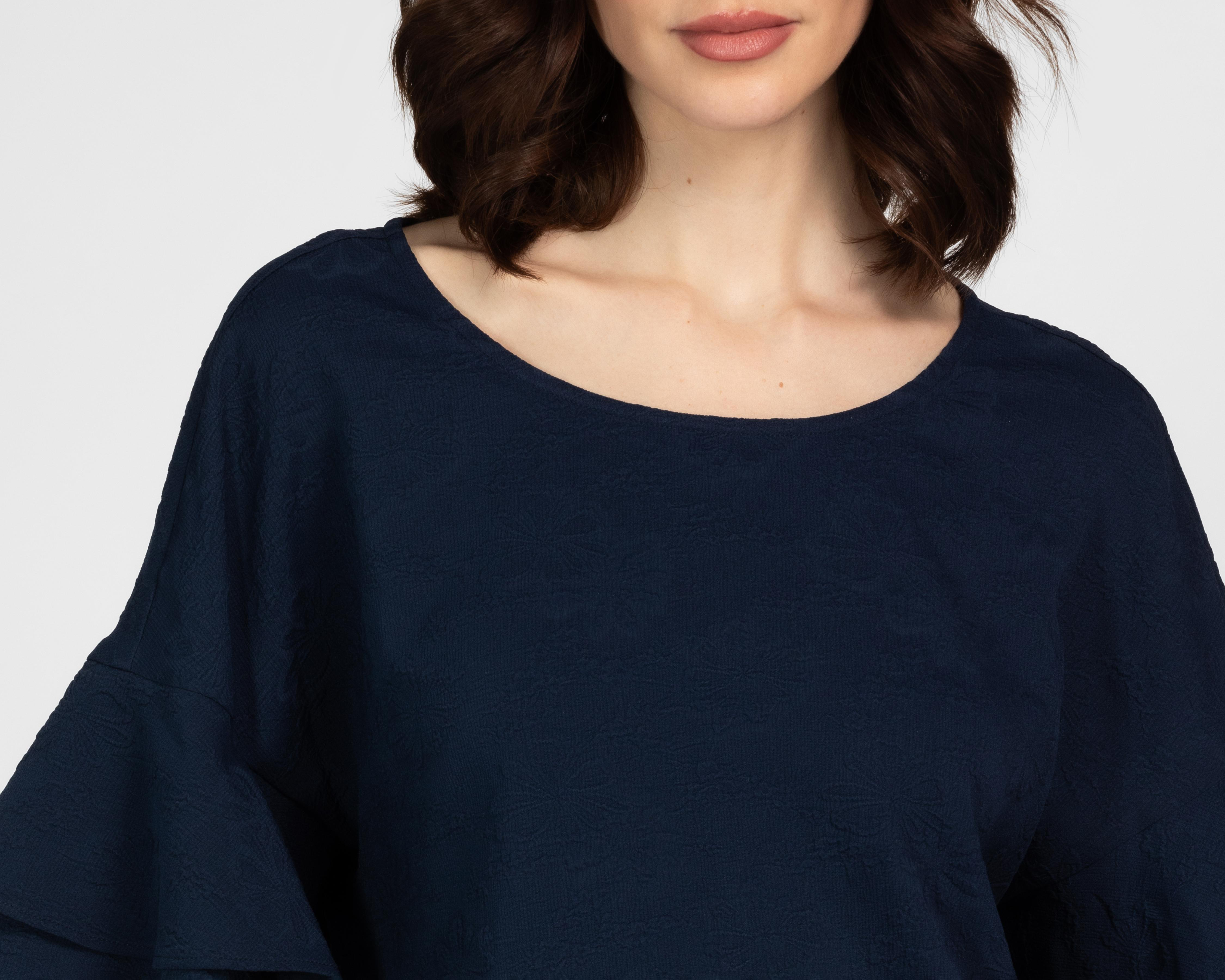 Foto 5 pulgar | Blusa Sahara Manga Corta para Mujer