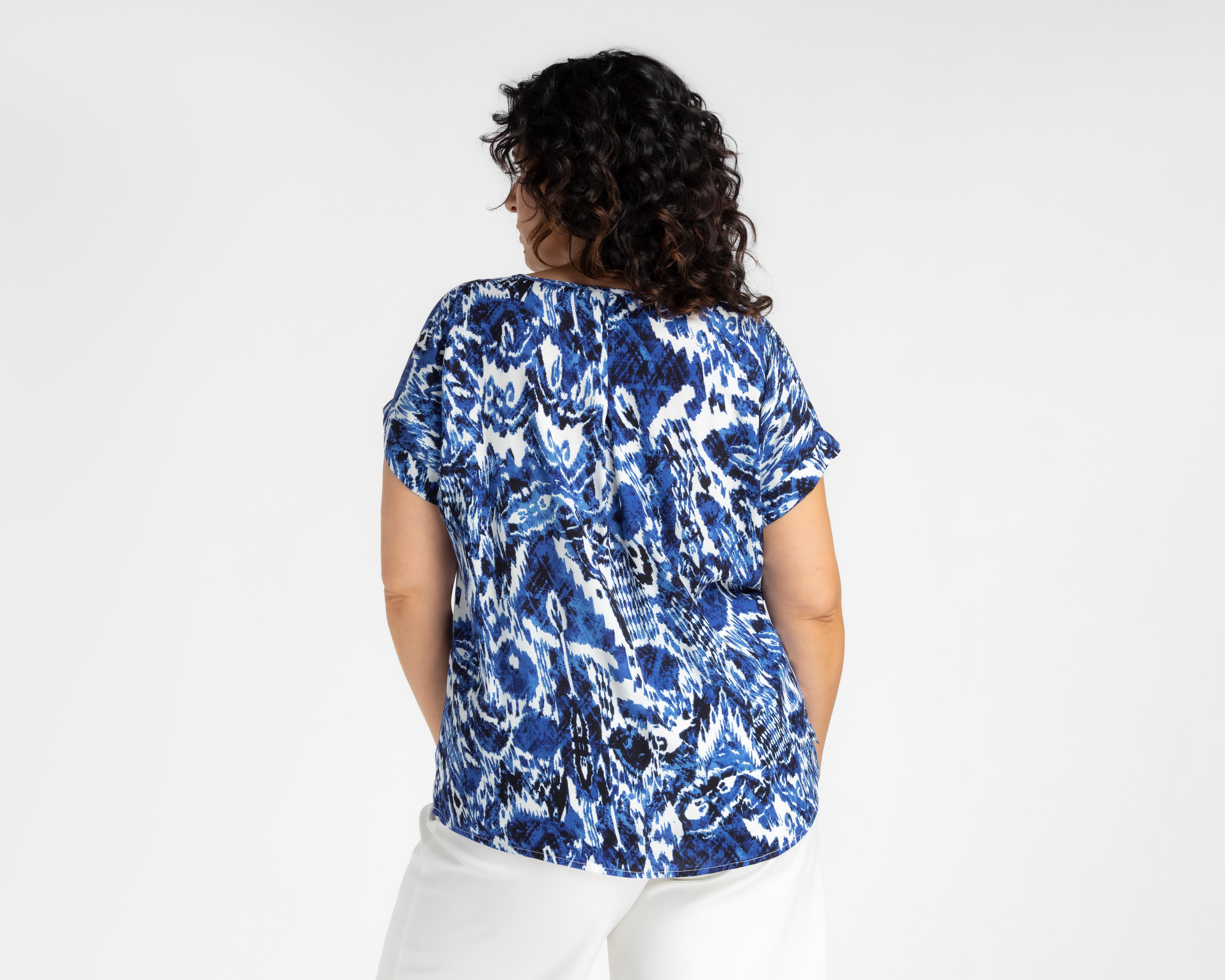 Foto 4 pulgar | Blusa Lady Sun Manga Corta para Mujer